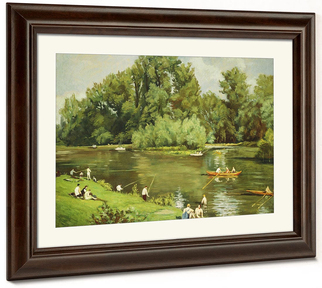 Edge Of The Marne By Emile Bernard - Image 5