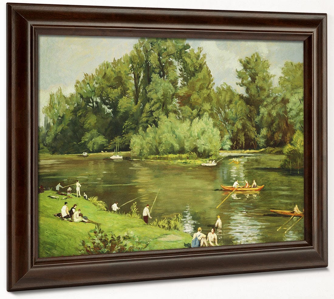 Edge Of The Marne By Emile Bernard - Image 6