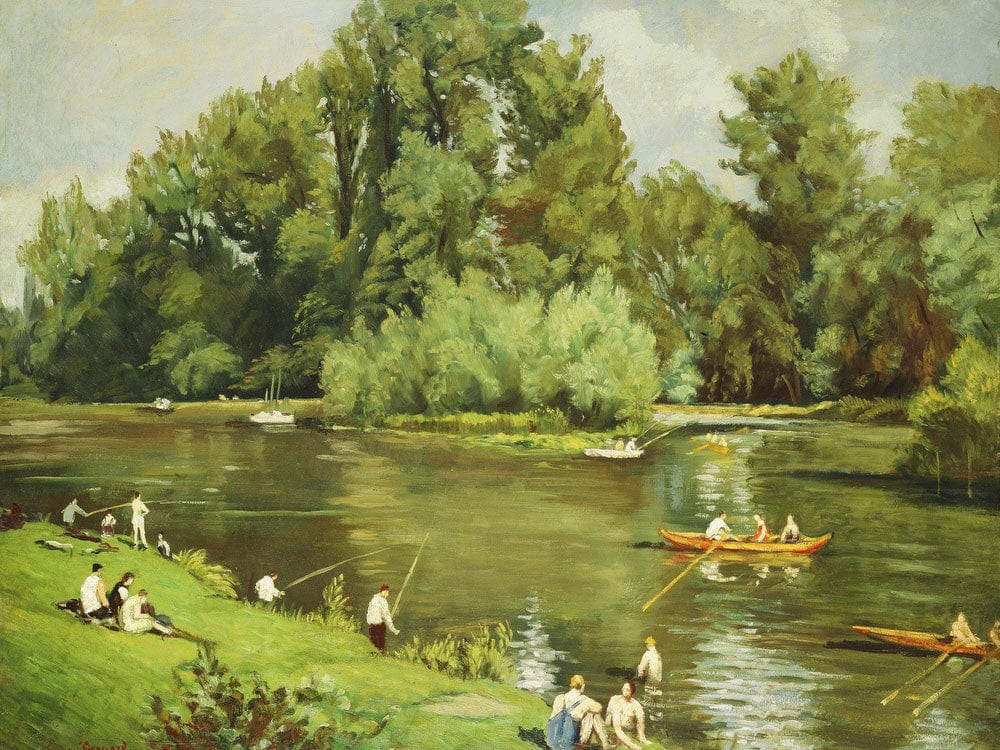 Edge Of The Marne By Emile Bernard - Image 7