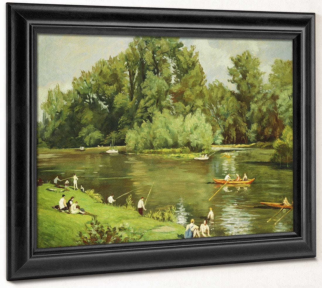 Edge Of The Marne By Emile Bernard - Image 8