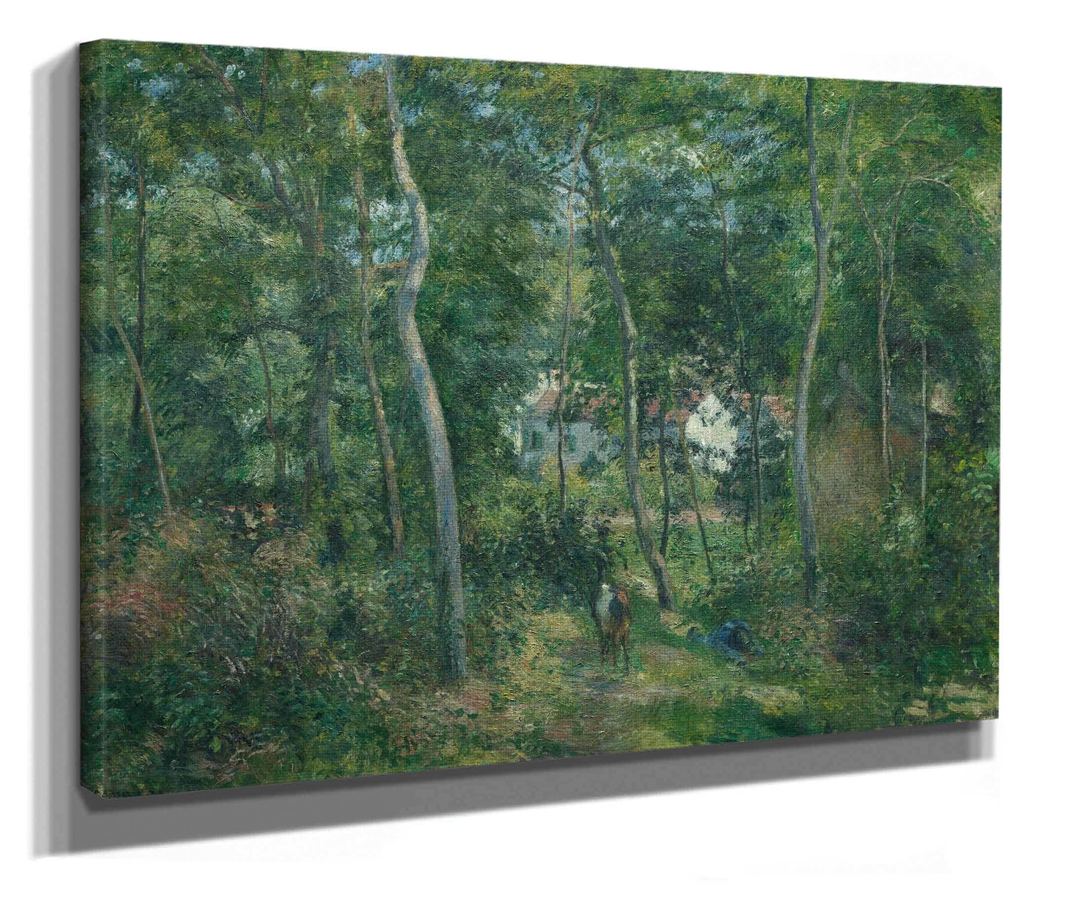 Edge Of The Woods Near Lhermitage Pontoise by Camille Pissarro - Image 2