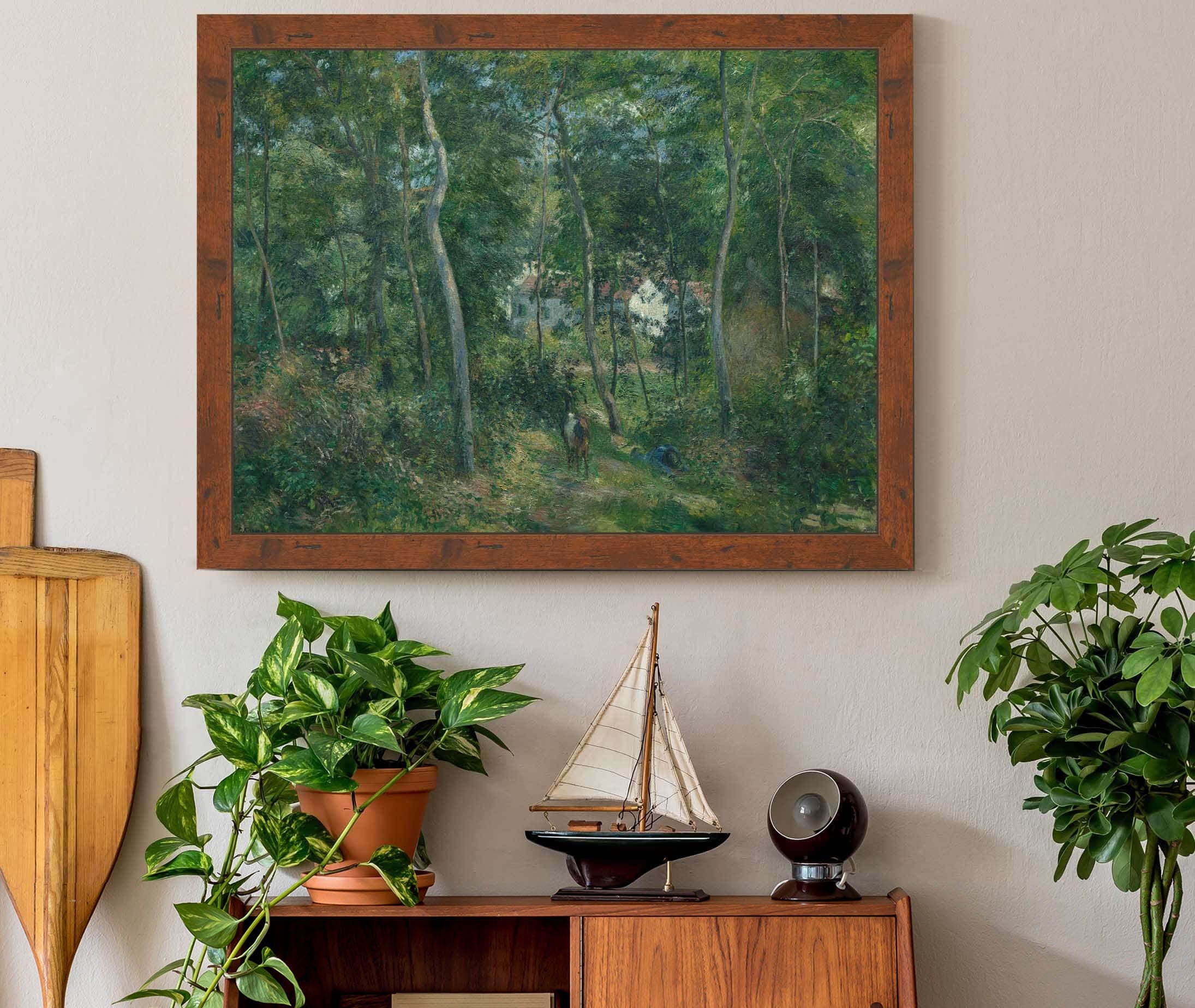 Edge Of The Woods Near Lhermitage Pontoise by Camille Pissarro - Image 3