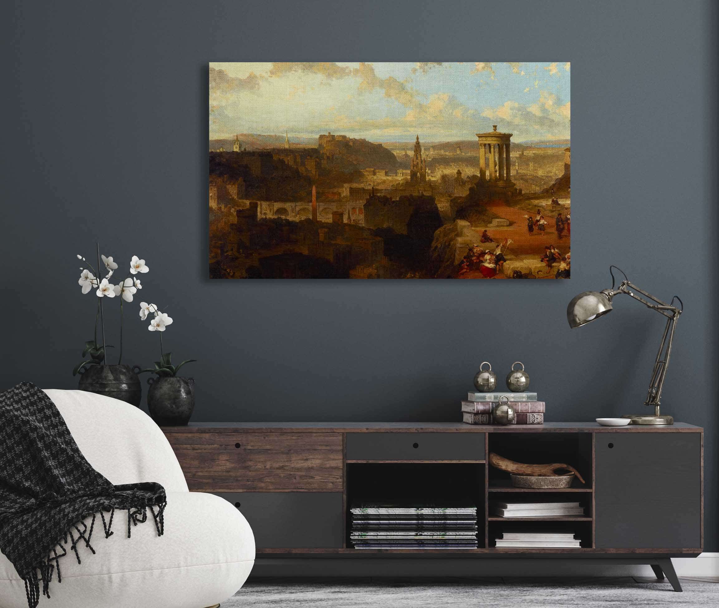 Edinburgh From The Calton Hill by David Roberts - Image 5