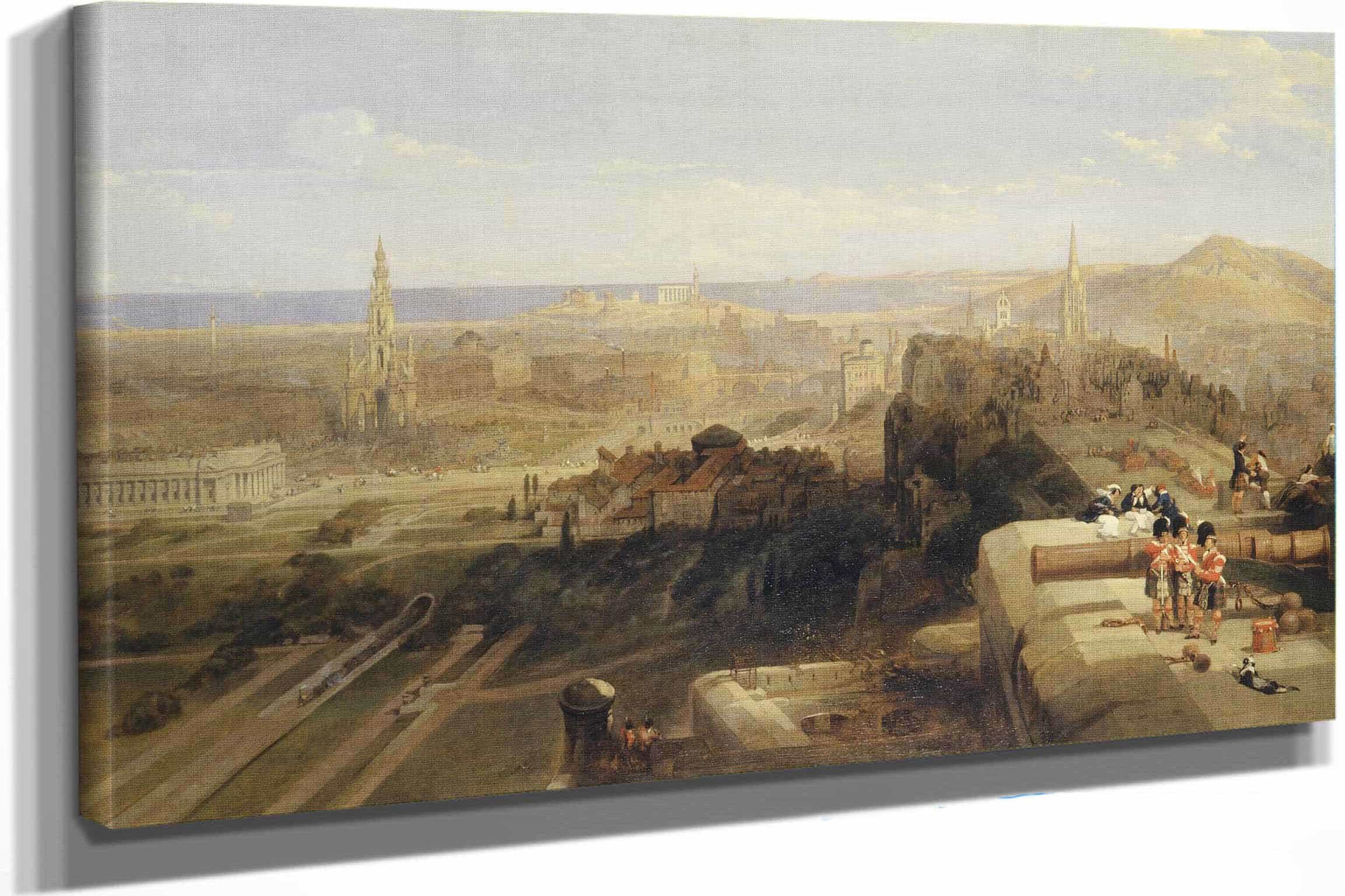 Edinburgh From The Castle by David Roberts