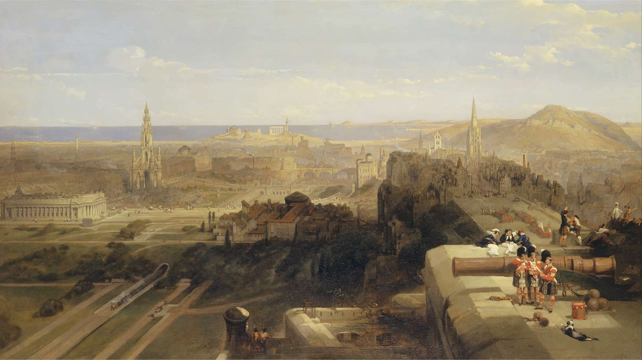 Edinburgh From The Castle by David Roberts - Image 2