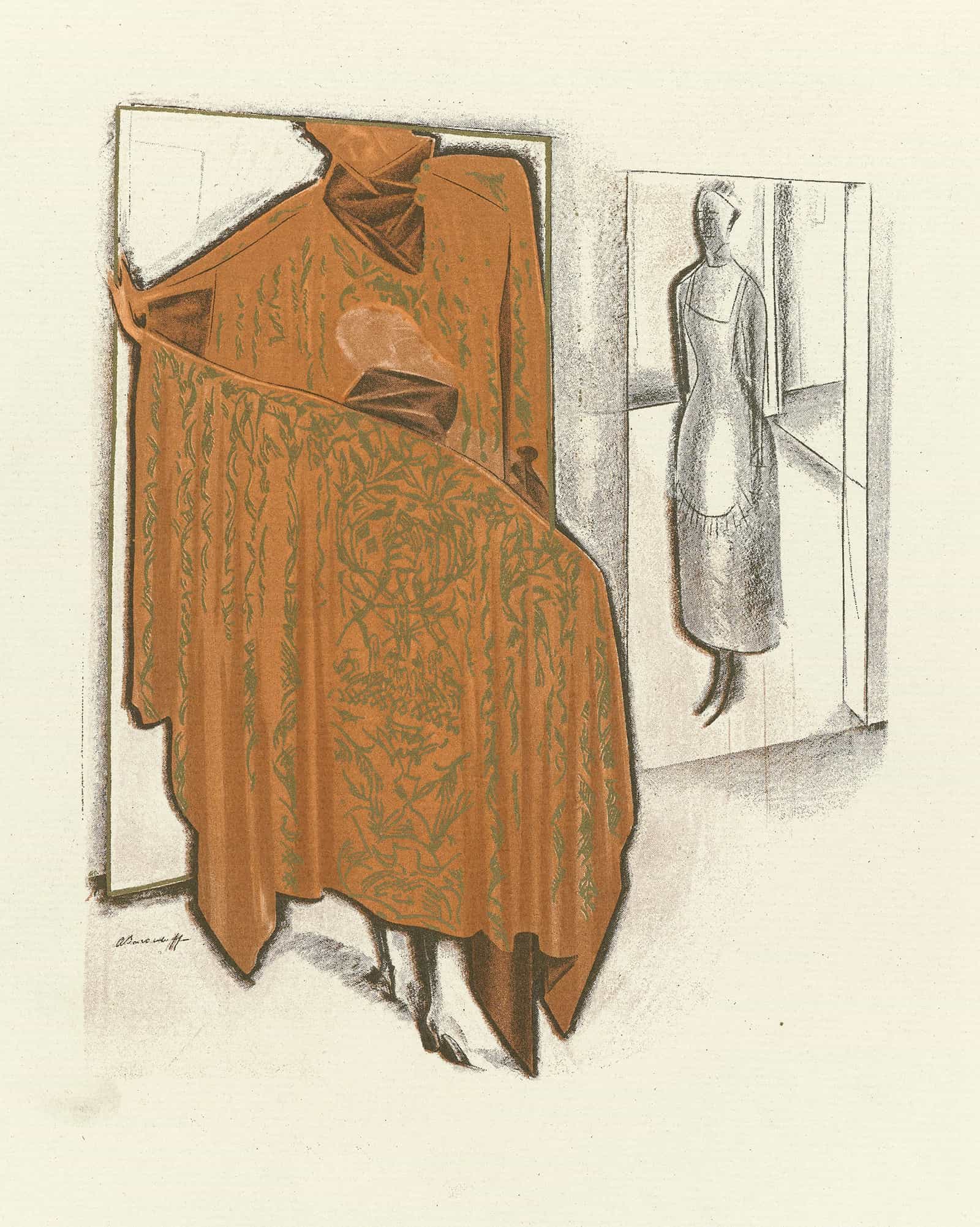 Effet De Glace Manteau Du Soir De Paul Poiret by Alexander Evgenievich Yakovlev