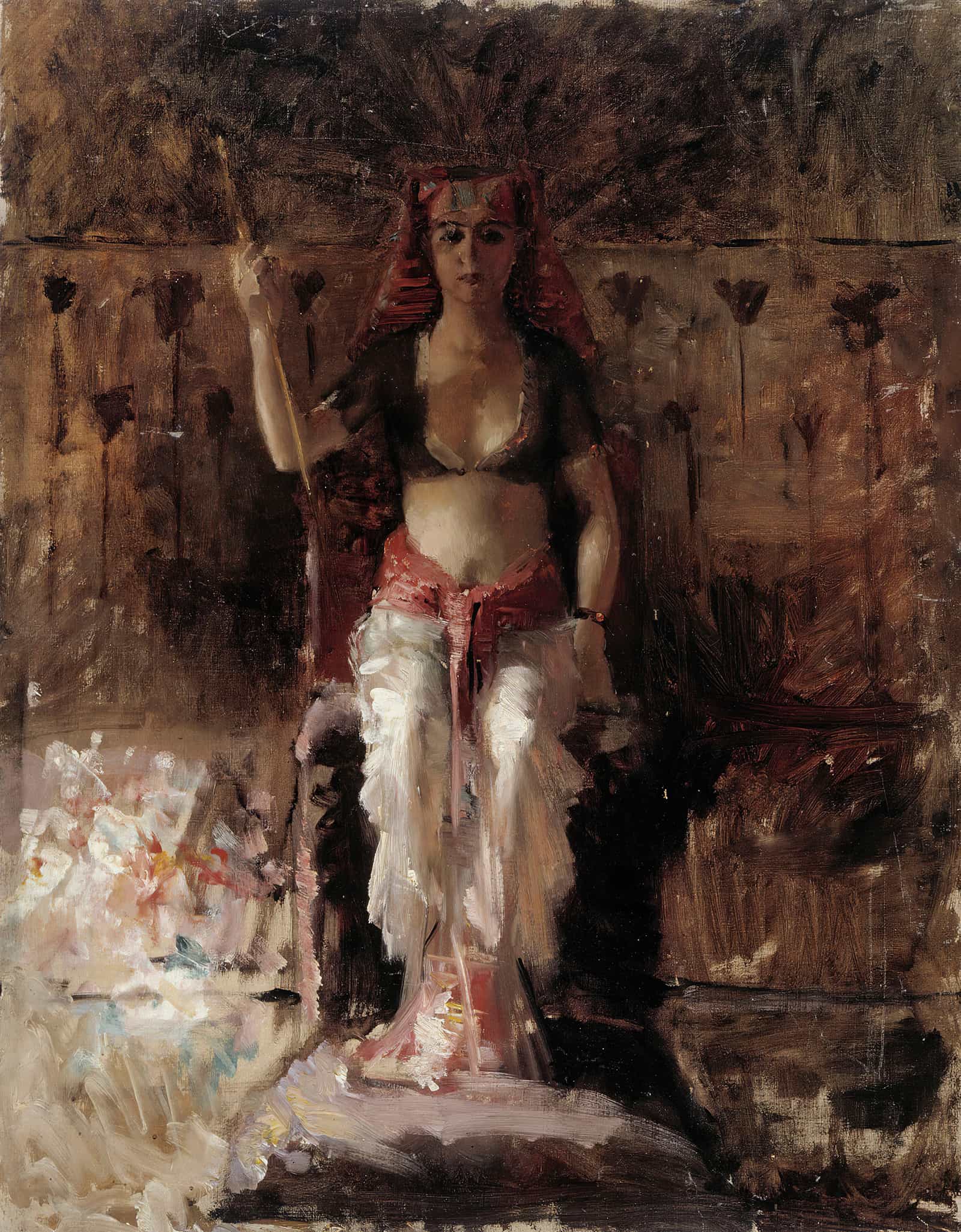 Egyptian Queen by Albert Edelfelt