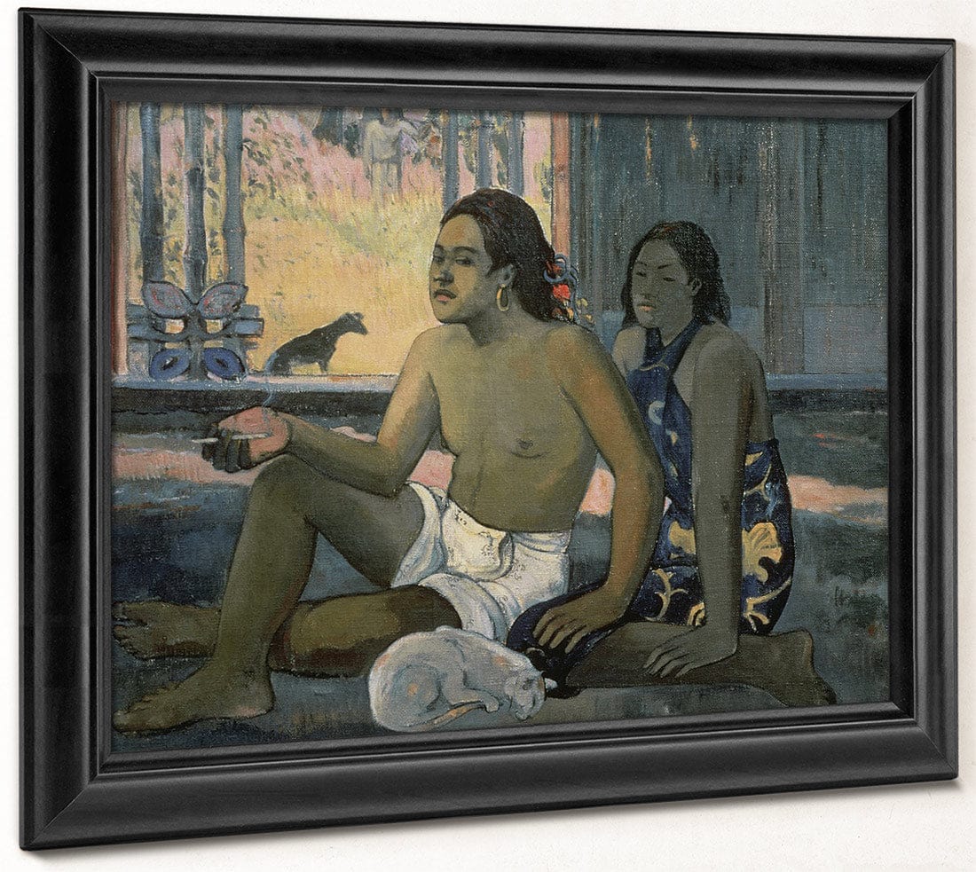 Eiaha Ohipa Or Tahitians In A Room By Eugene Henri Paul Gauguin - Image 8