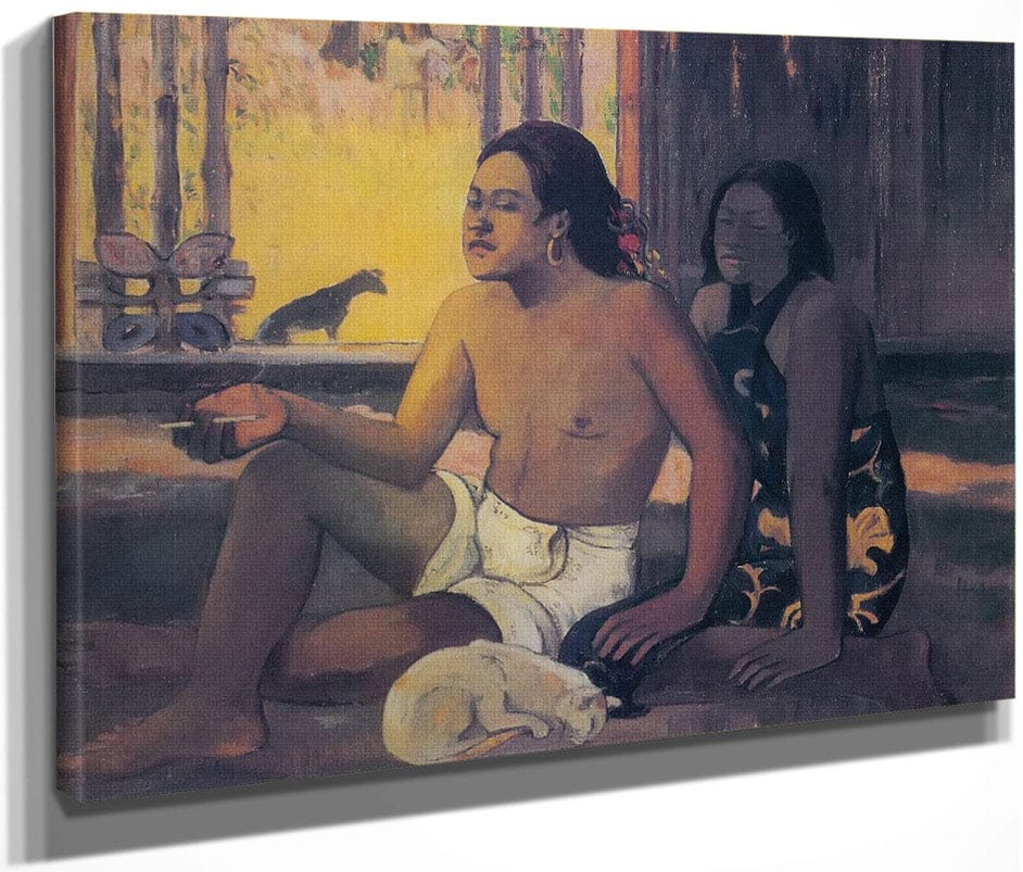 Eiaha Ohipa ( Tahitians In A Room) By Paul Gauguin
