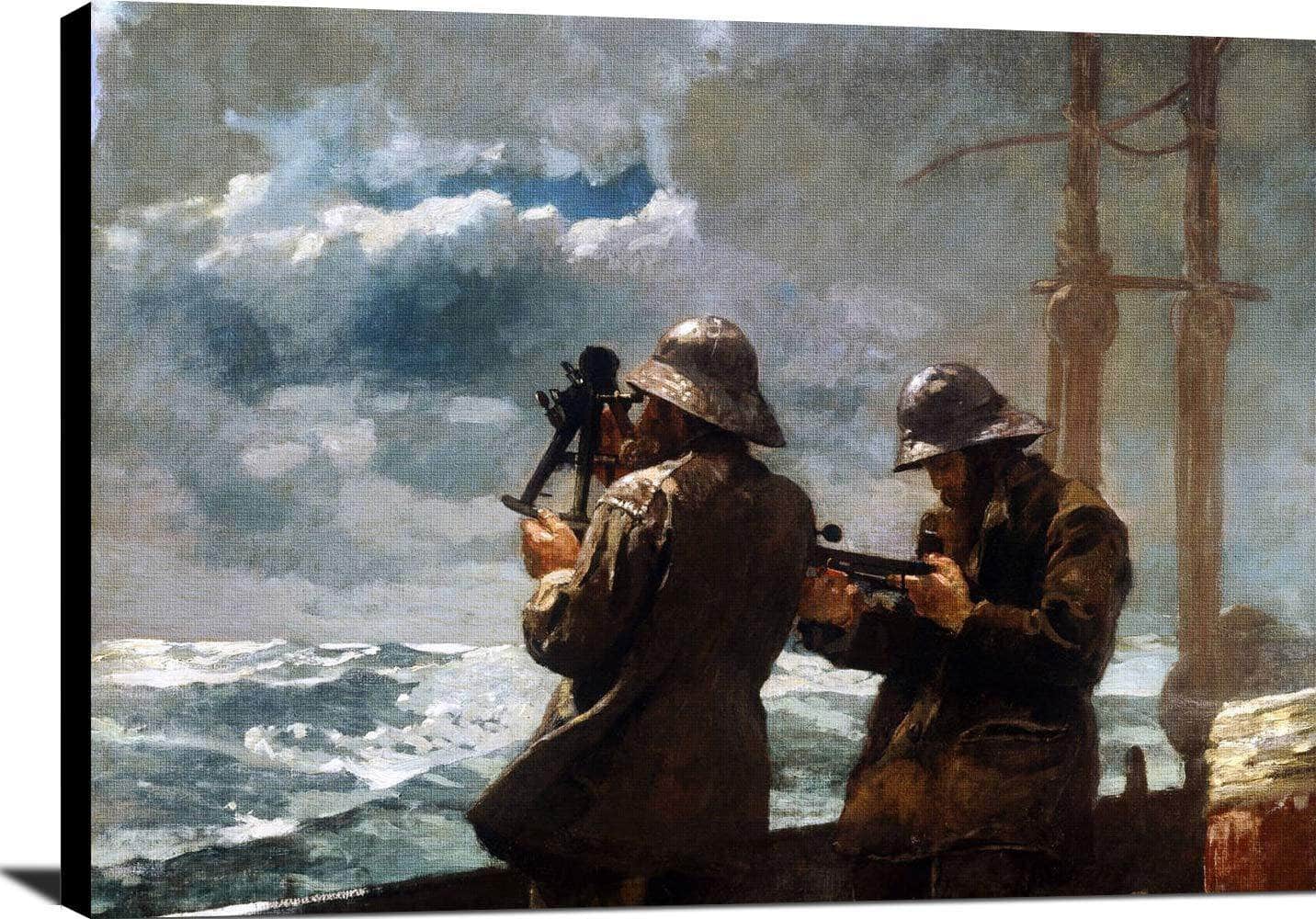 Eight Bells Painting Winslow Homer Canvas Art - Image 3