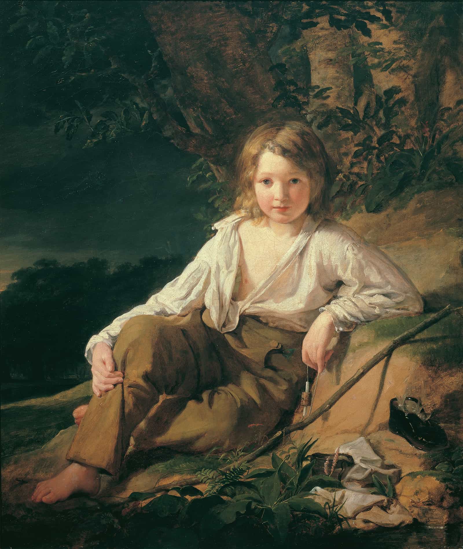 Ein Fischerknabe by Friedrich Von Amerling