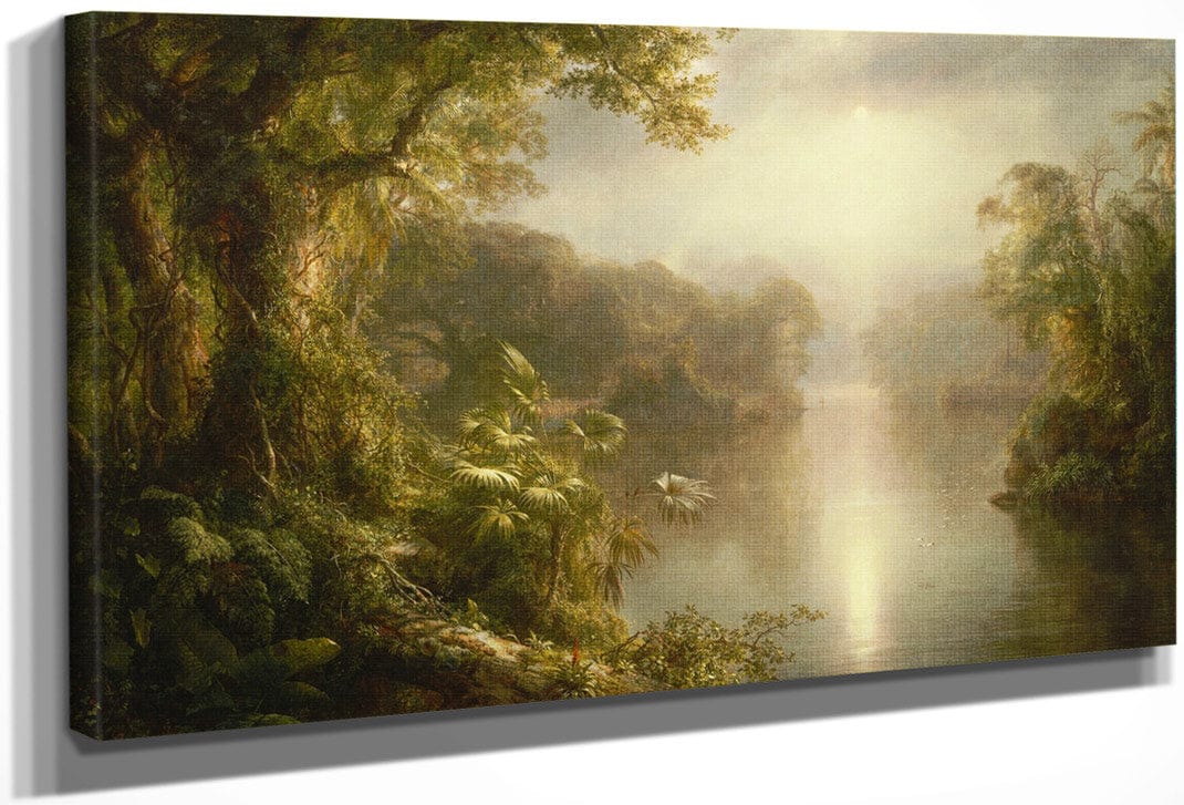 El Rio De Luz The River Of Light 1877 By Frederic Edwin Church