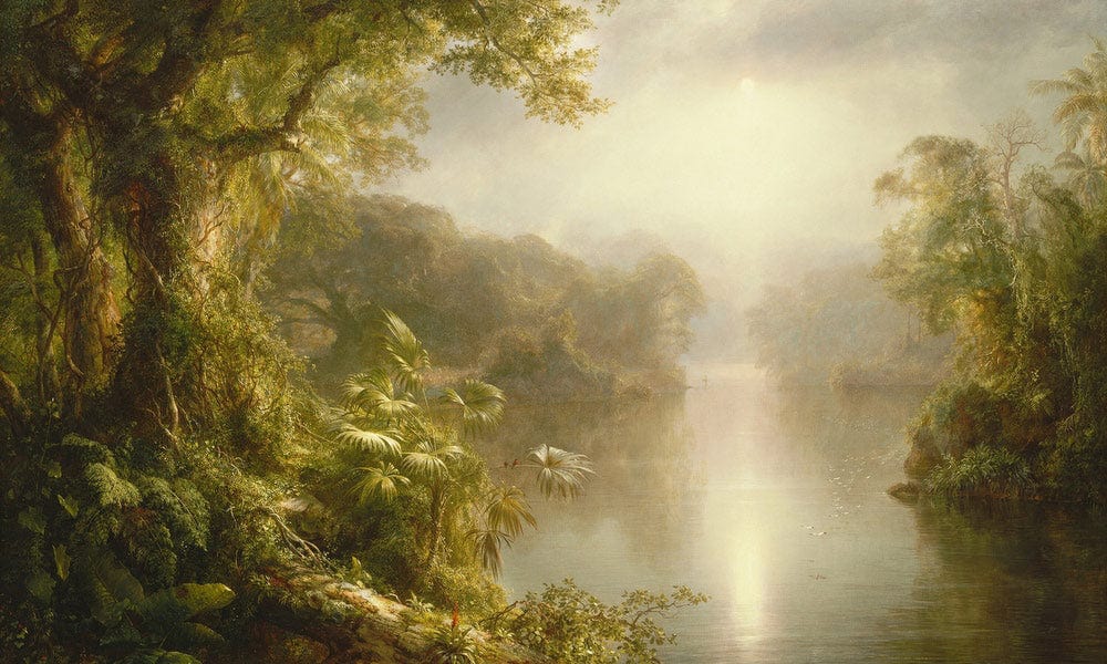 El Rio De Luz The River Of Light 1877 By Frederic Edwin Church - Image 7