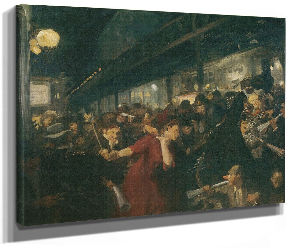 Election Night 1907 By John Sloan