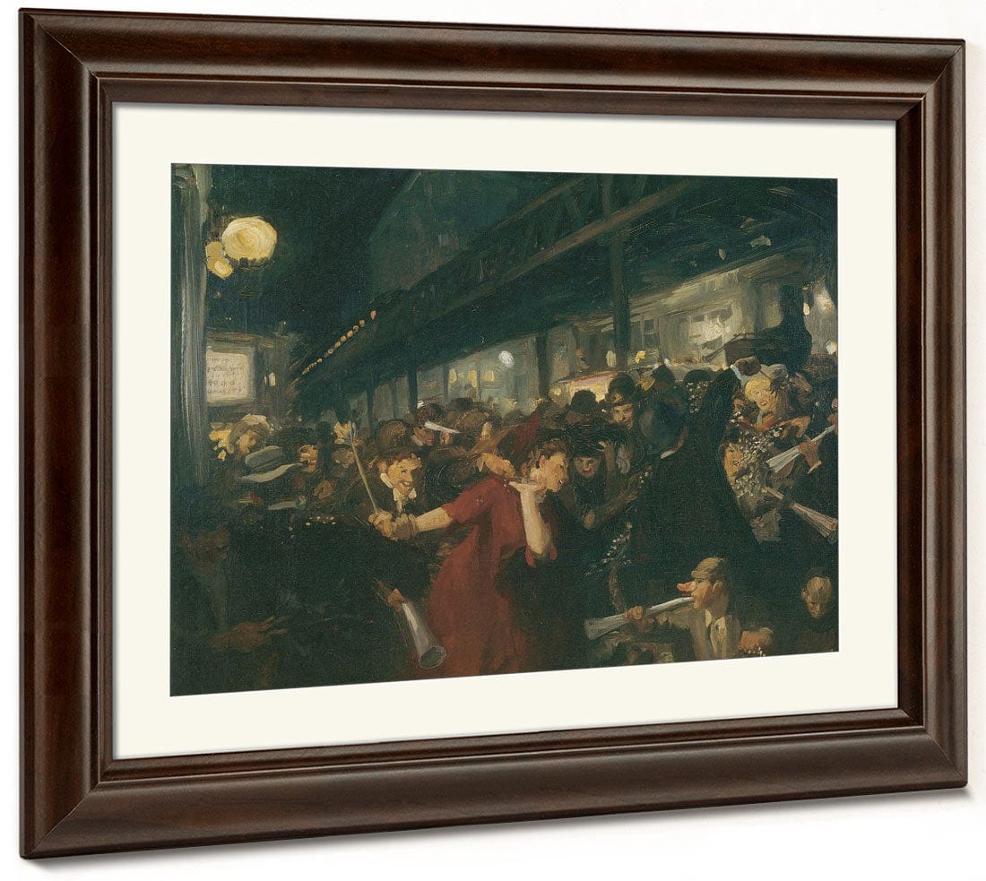 Election Night 1907 By John Sloan - Image 5