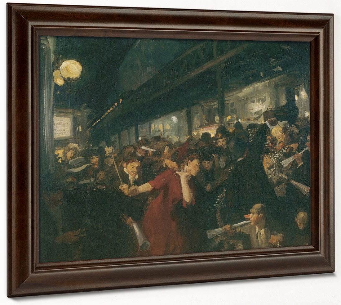 Election Night 1907 By John Sloan - Image 6