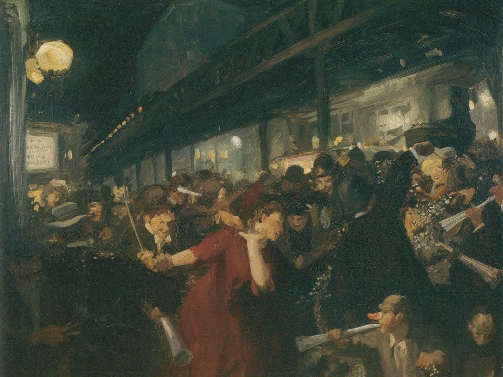 Election Night 1907 By John Sloan - Image 7