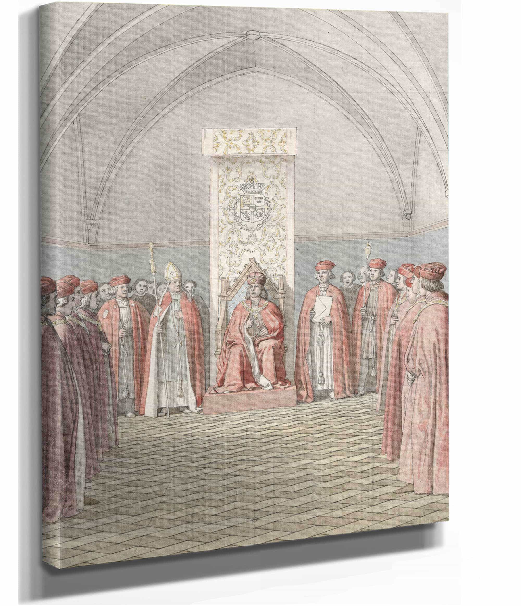 Elefantordenens Indstiftelse by Christoffer Wilhelm Eckersberg - Image 2