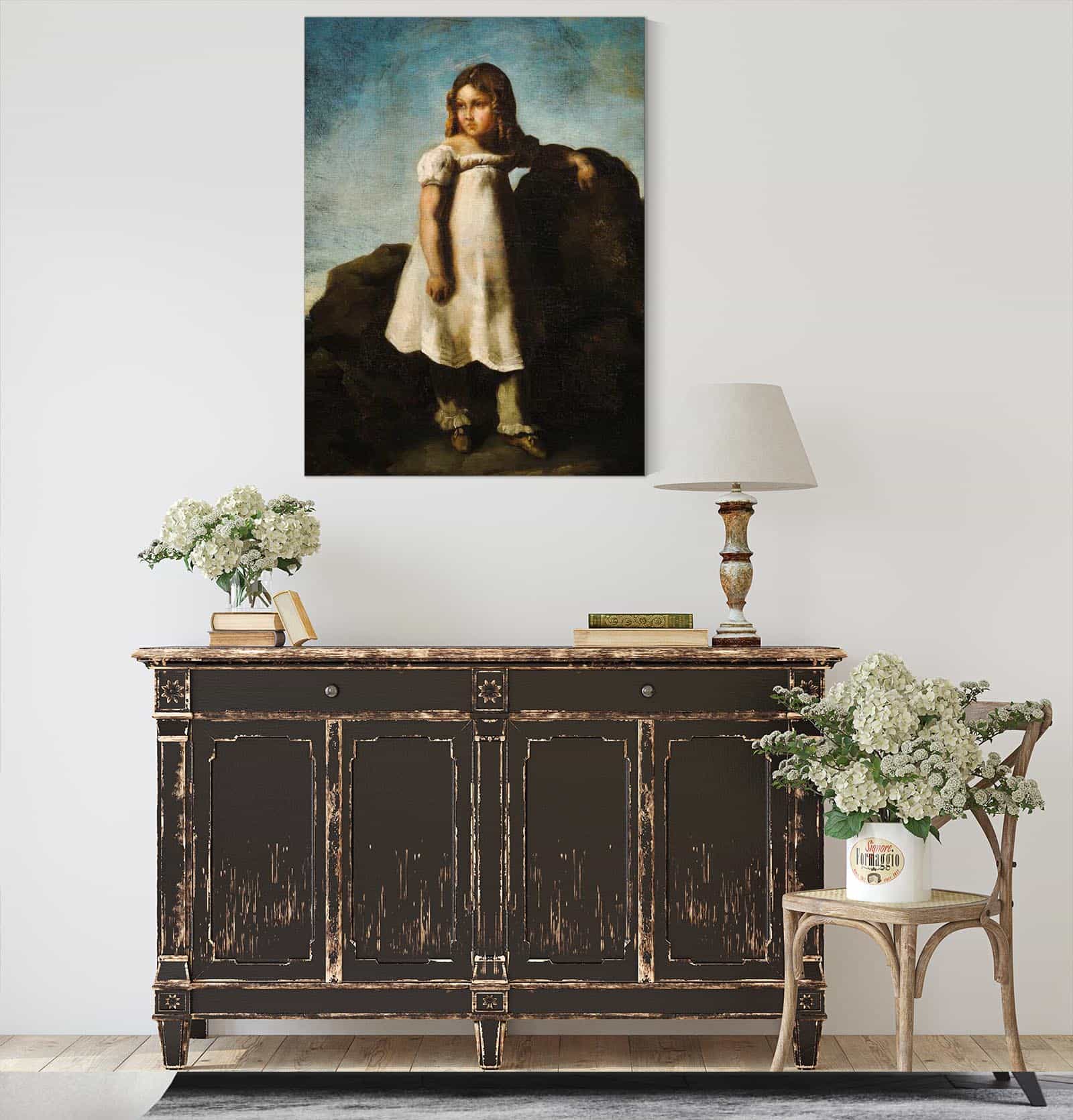 Elisabeth Dedreux As A Child In The Countryside by Theodore Gericault - Image 4
