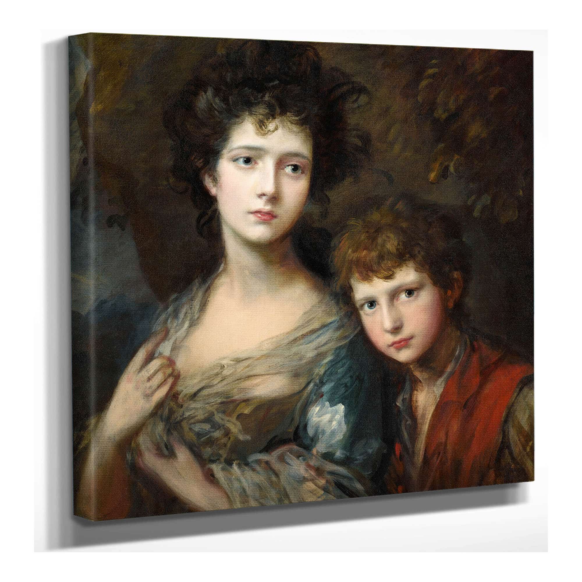 Elizabeth And Thomas Linley by Thomas Gainsborough