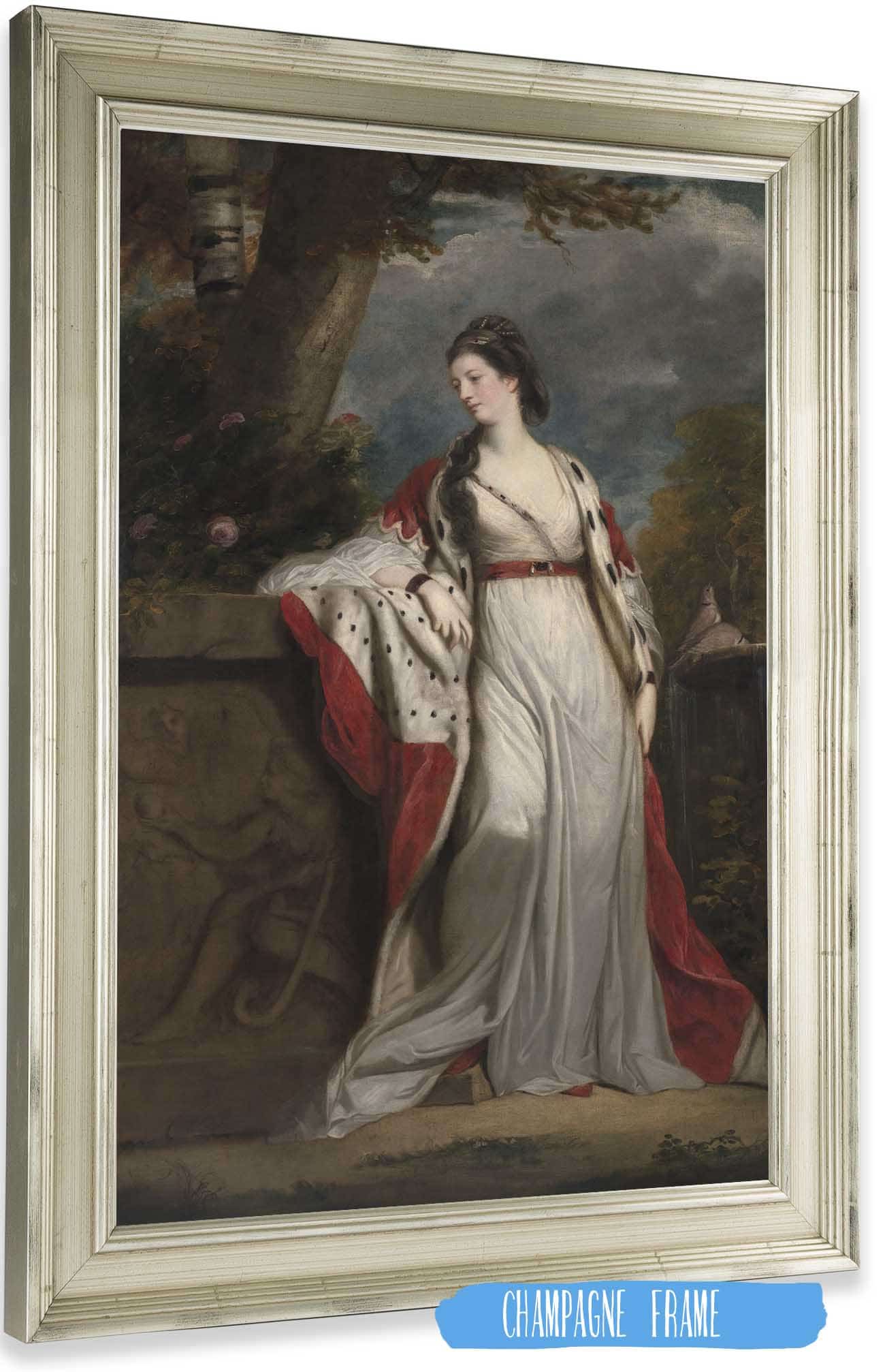 Elizabeth Gunning Duchess Of Hamilton And Argyll by Sir Joshua Reynolds