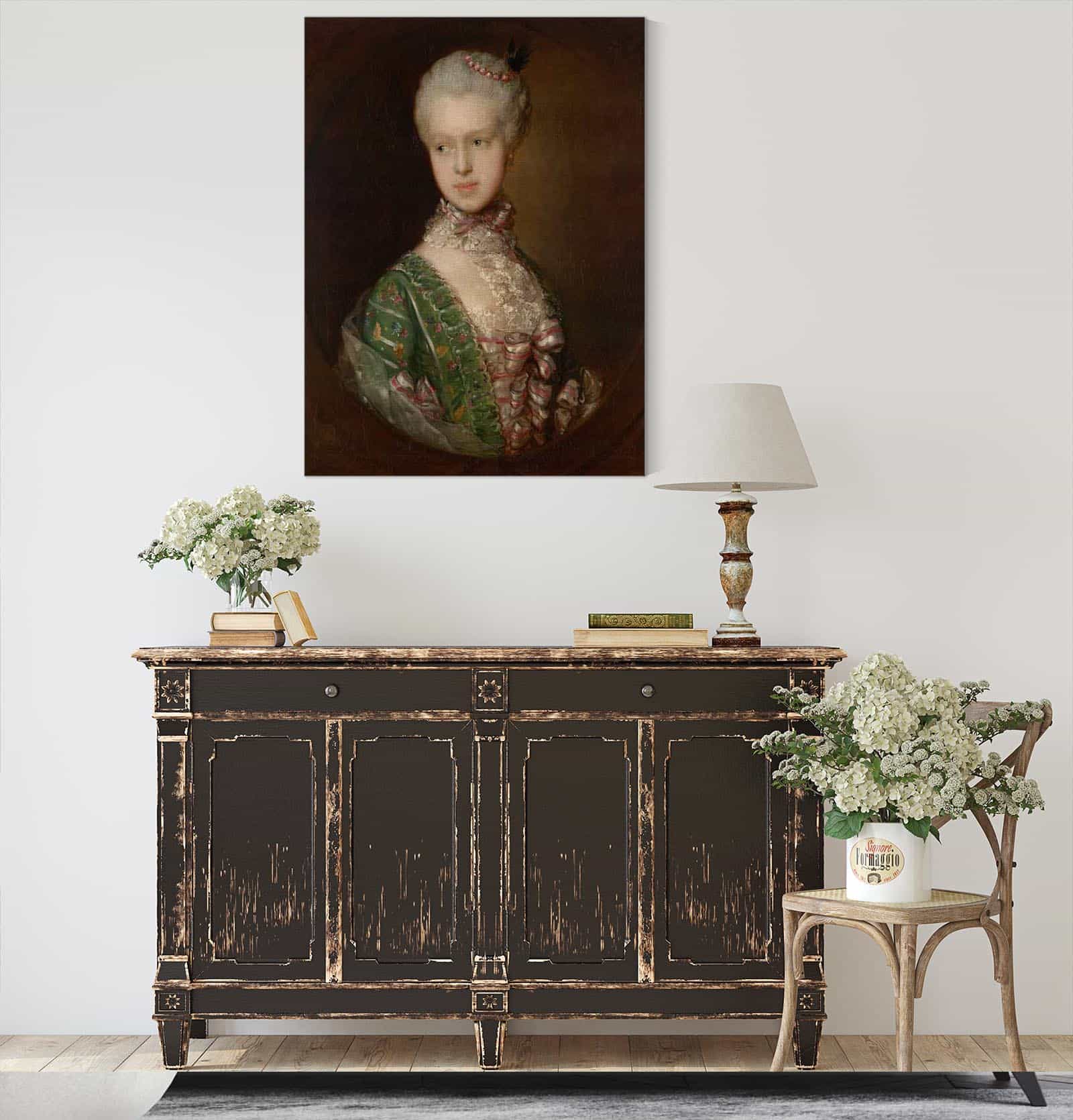 Elizabeth Wrottesley Later Duchess Of Grafton by Thomas Gainsborough - Image 4