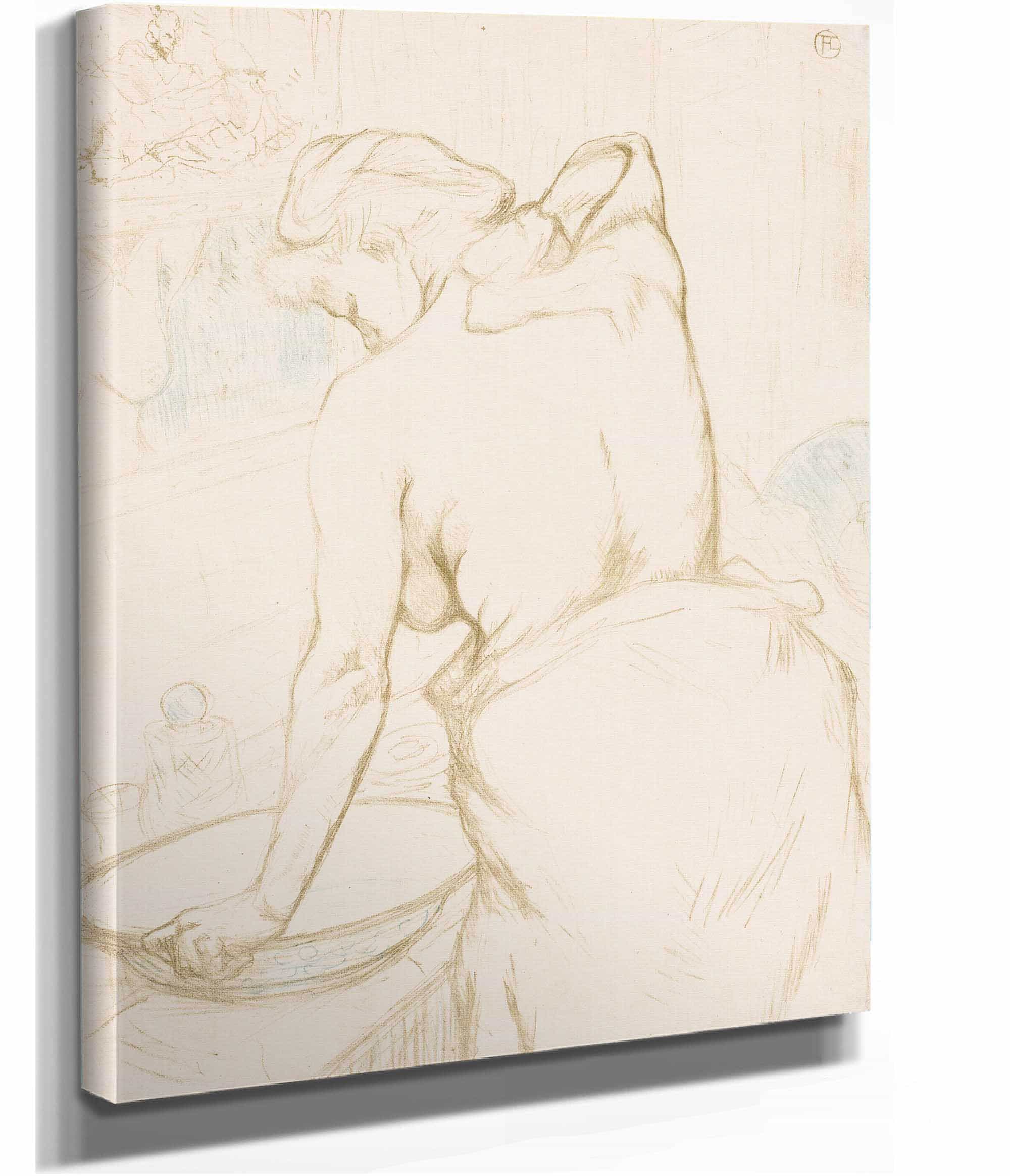 Elles The Toilet by Henri De Toulouse Lautrec - Image 2