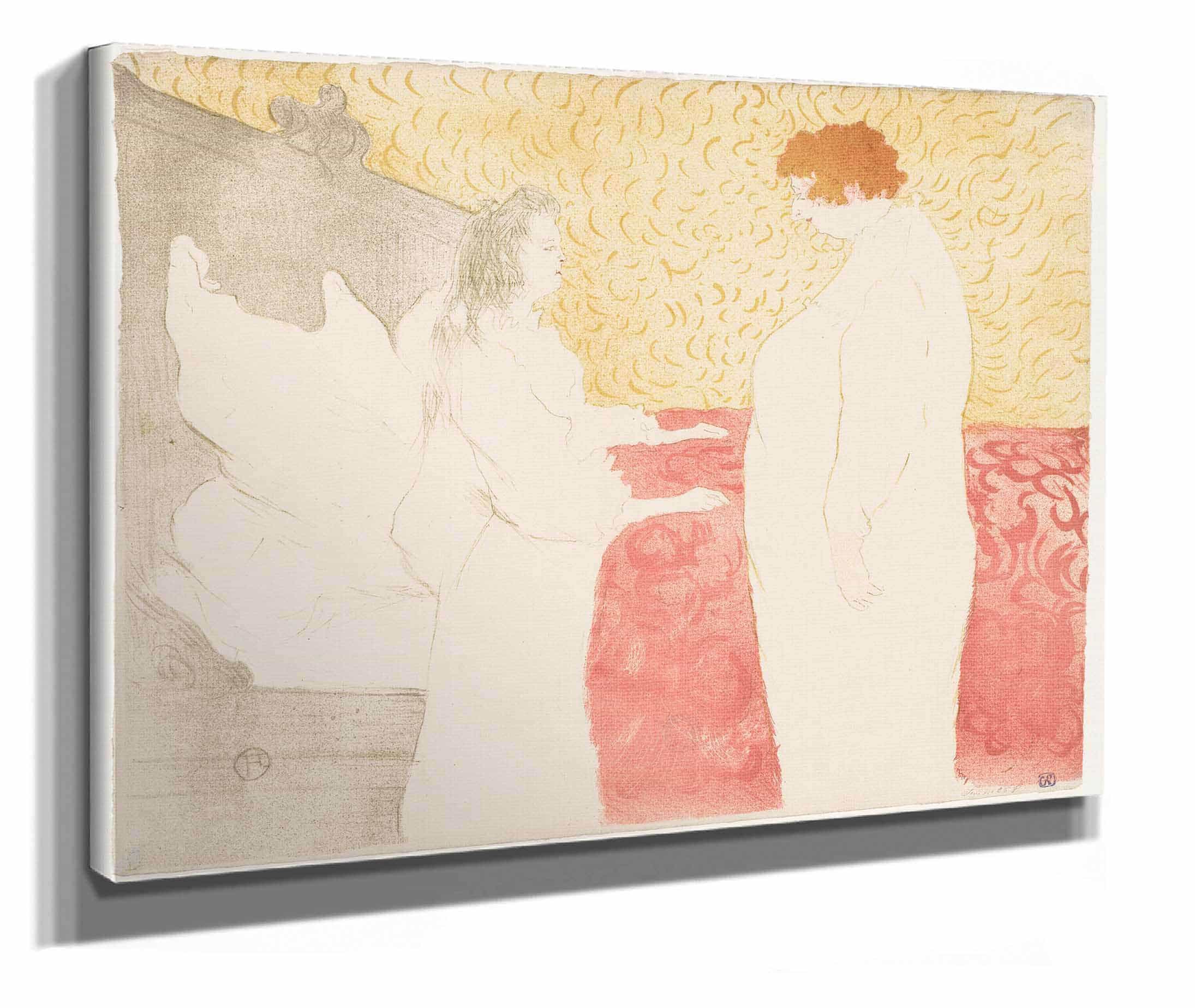 Elles Woman In Bed Mlle Cha U Ka O by Henri De Toulouse Lautrec - Image 2