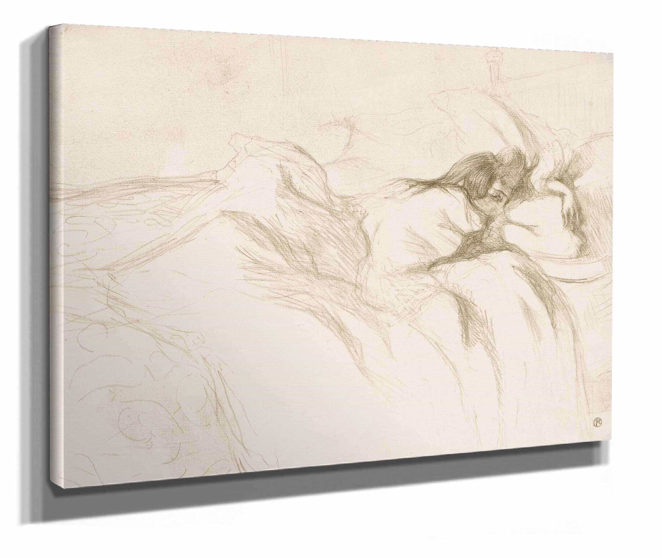 Elles Woman Sleeping by Henri De Toulouse Lautrec - Image 2
