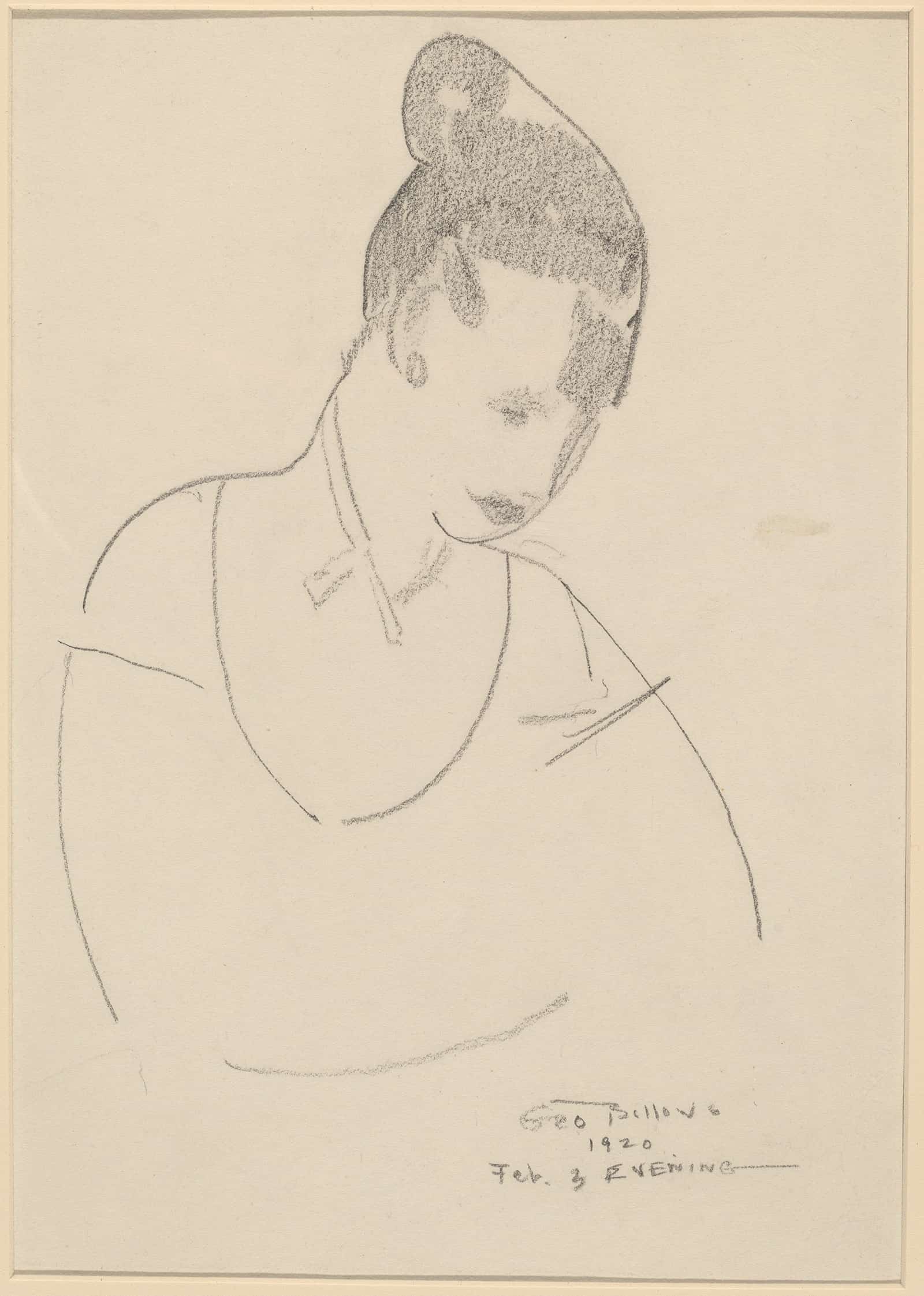 Elsie Speicher Verso by George Wesley Bellows
