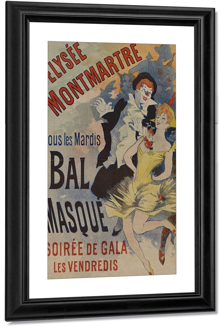 Elysee Montmatre Bal Masque By Jules Cheret - Image 3
