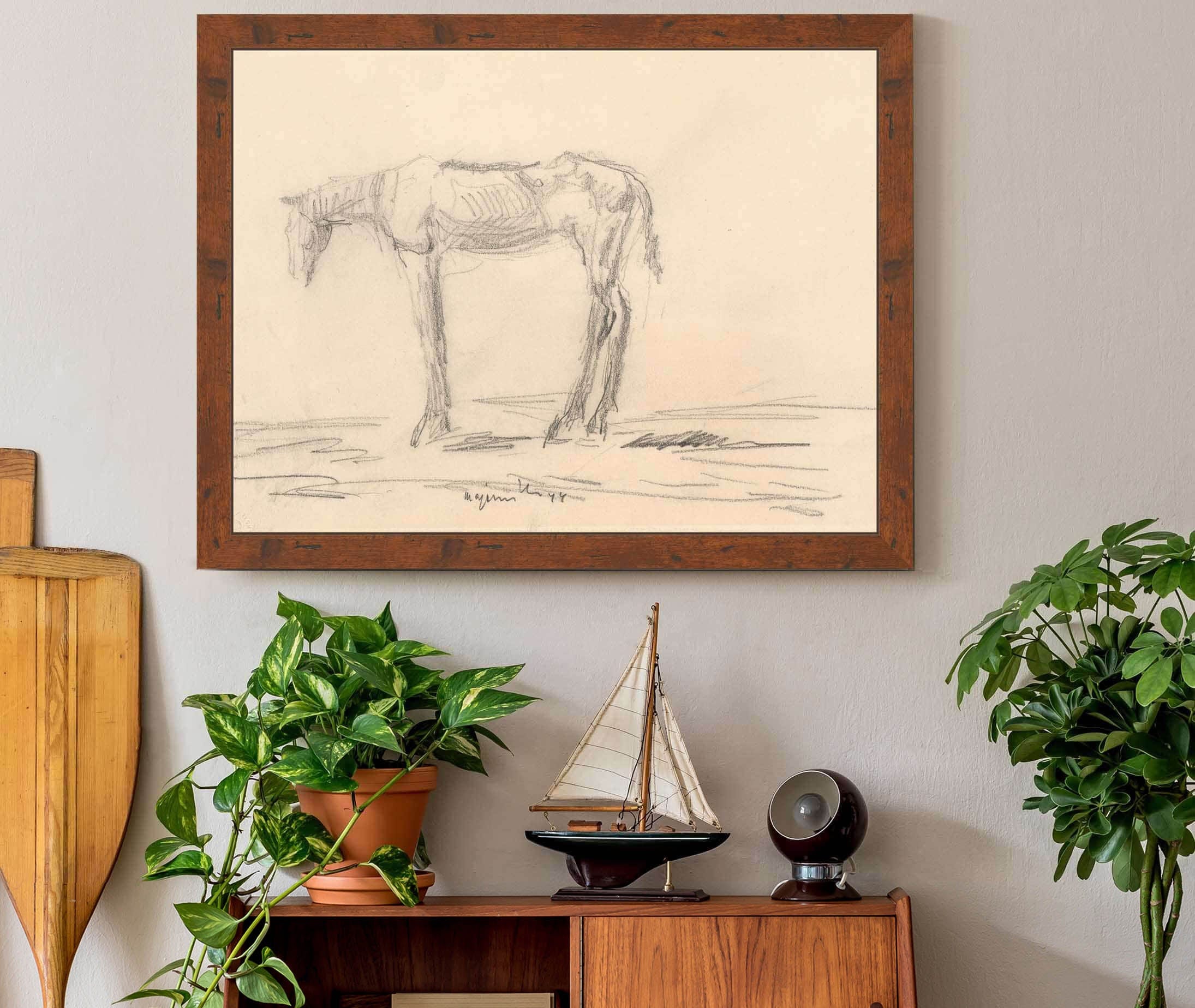 Emaciated Horse by Cyprian Majernik - Image 3