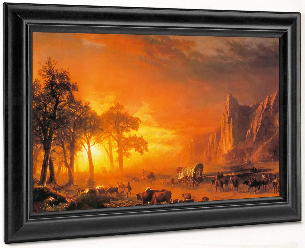 Emigrants Crossing The Plains By Albert Bierstadt - Image 6