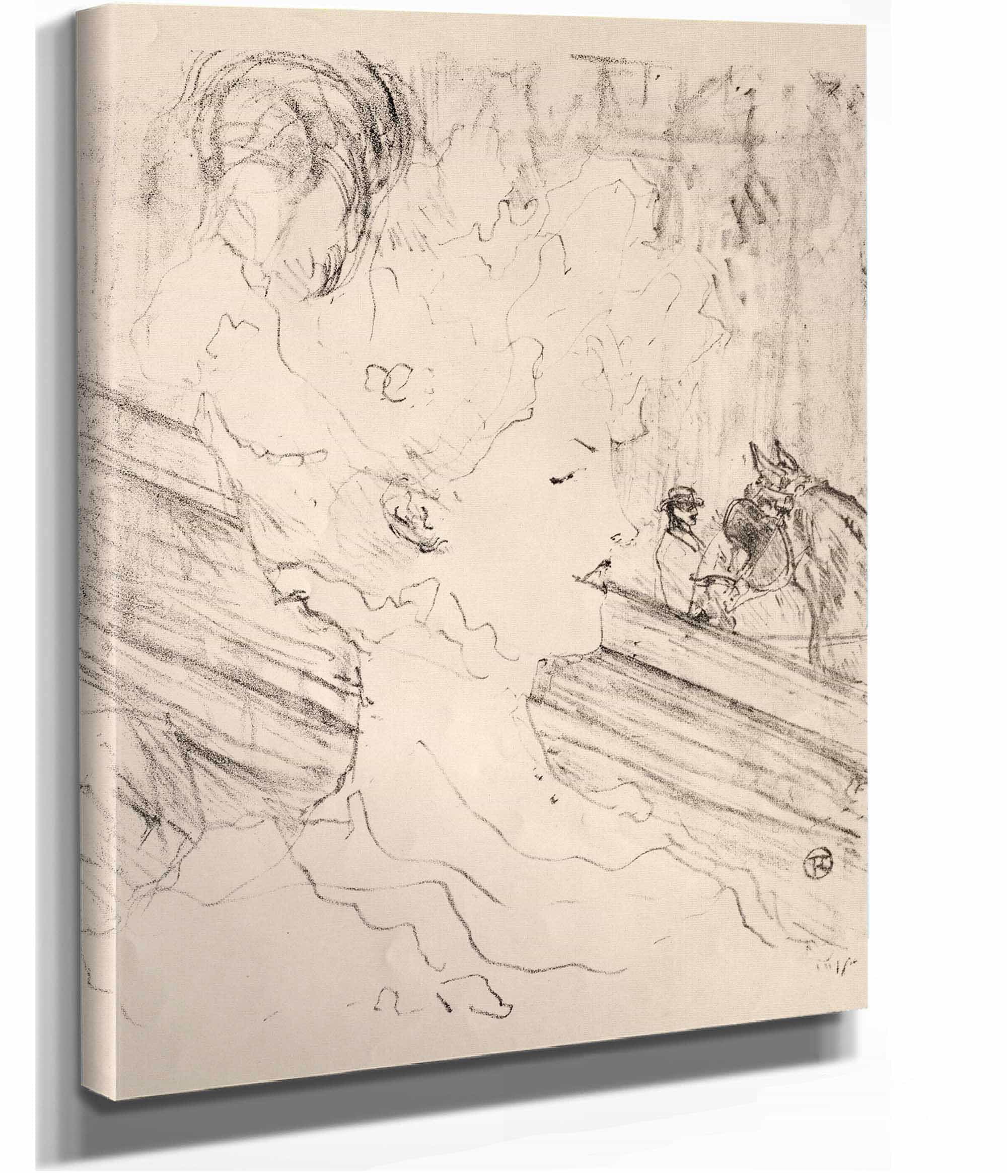 Emilienne Dalencon by Henri De Toulouse Lautrec - Image 2