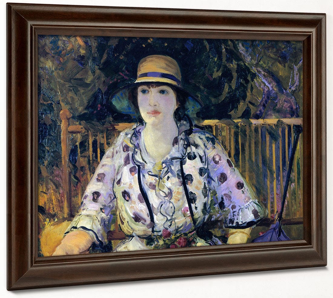Emma In An Orchard 1916 By George Bellows - Image 6