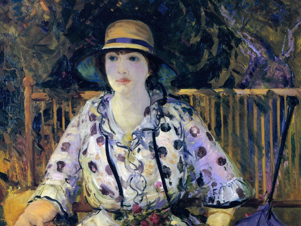 Emma In An Orchard 1916 By George Bellows - Image 7