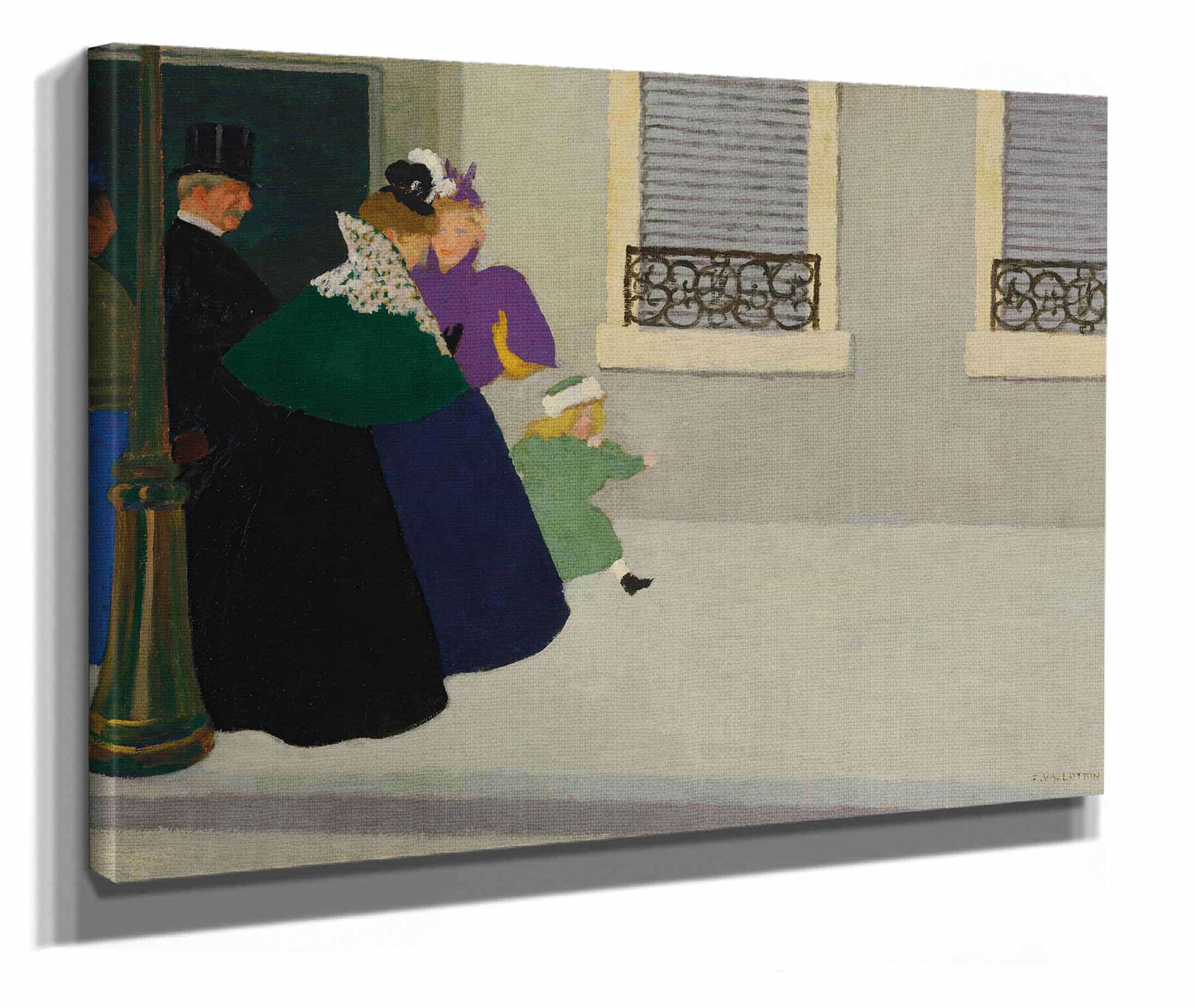 En Promenade by Felix Vallotton