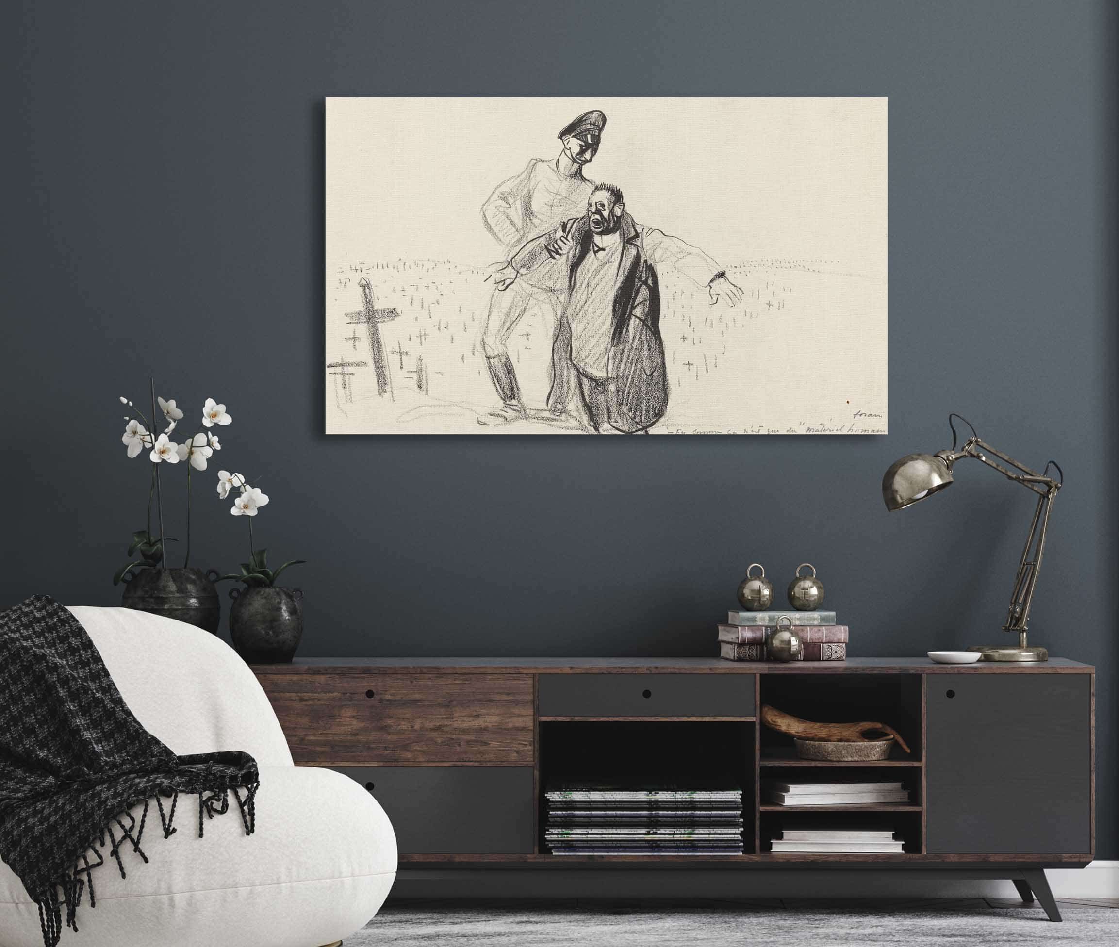 En Somme Ca Nest Que Du Materiel Humain by Jean Louis Forain - Image 5