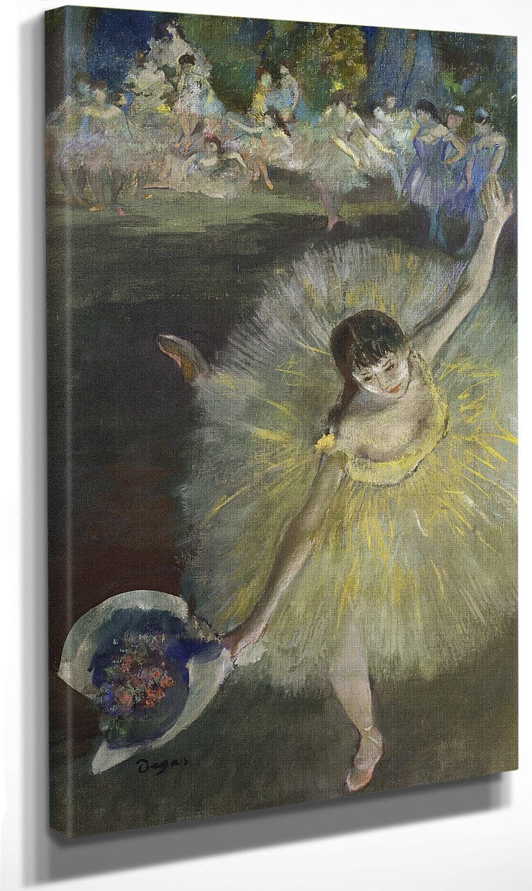 End Of An Arabesque By Edgar Degas