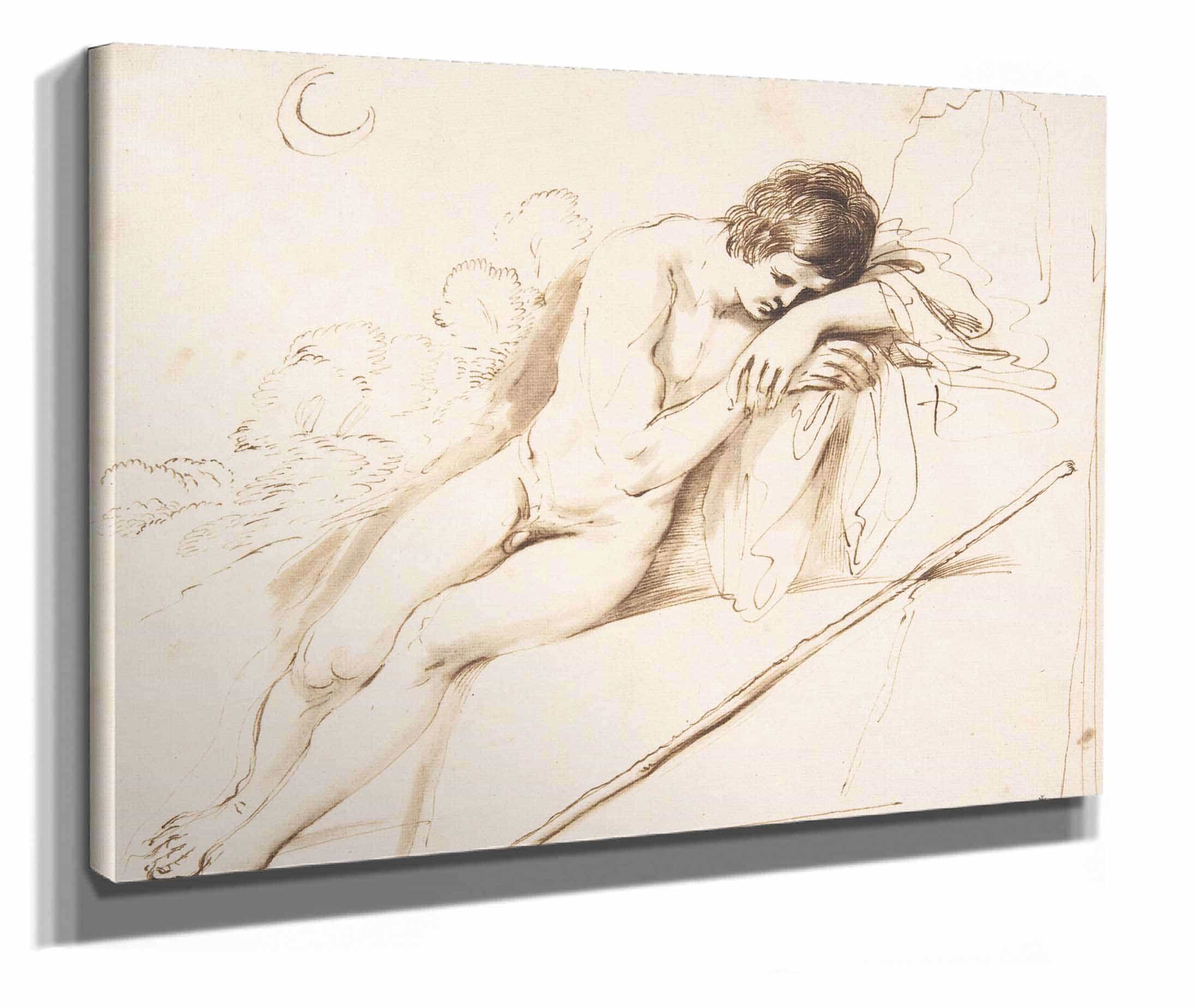 Endymion Sleeping by Guercino