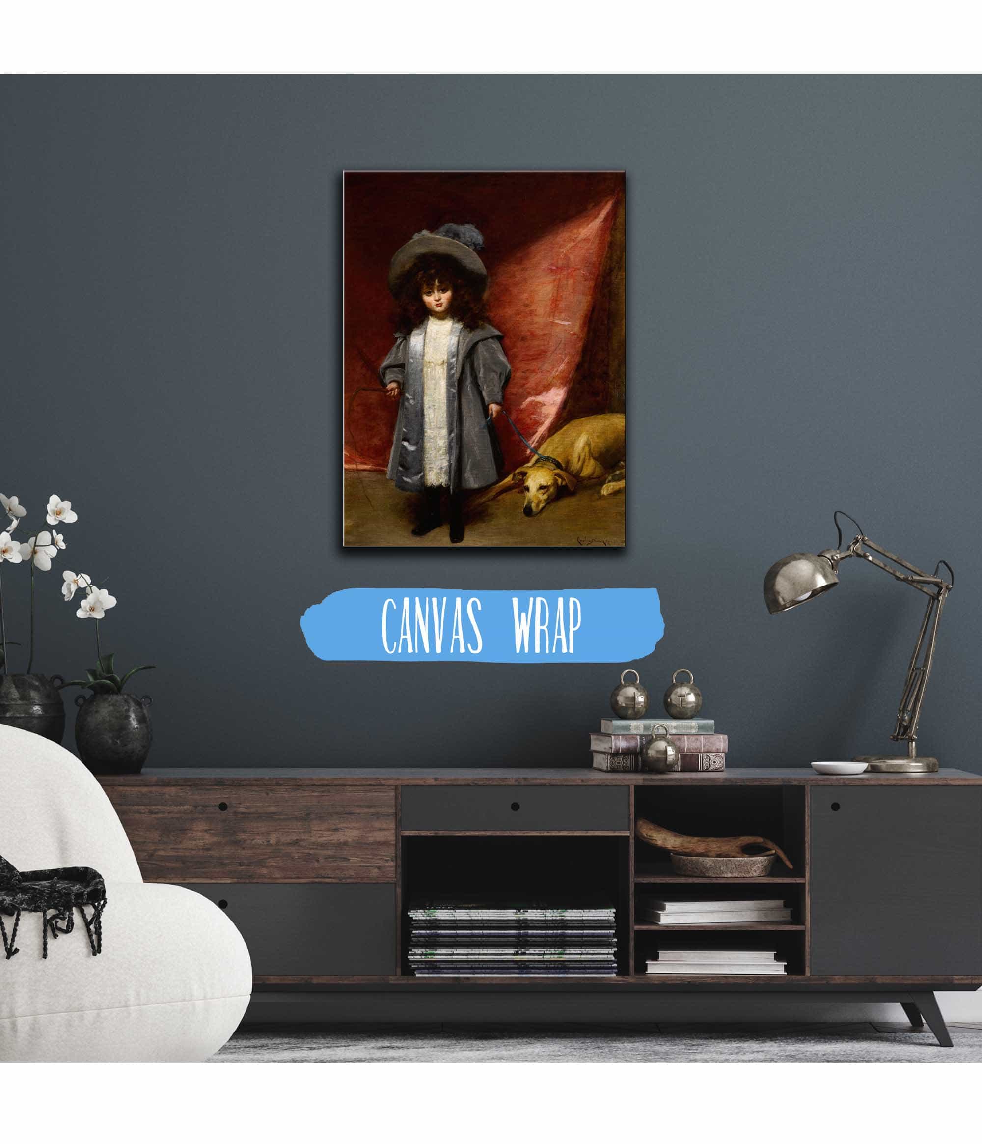 Enfant Avec Chien by Carolus Duran - Image 3