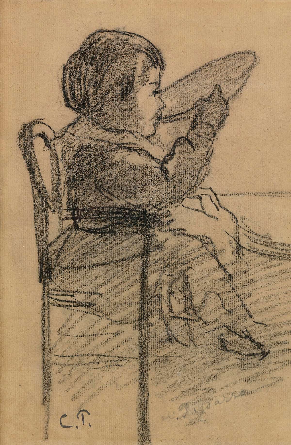 Enfant by Camille Pissarro - Image 3