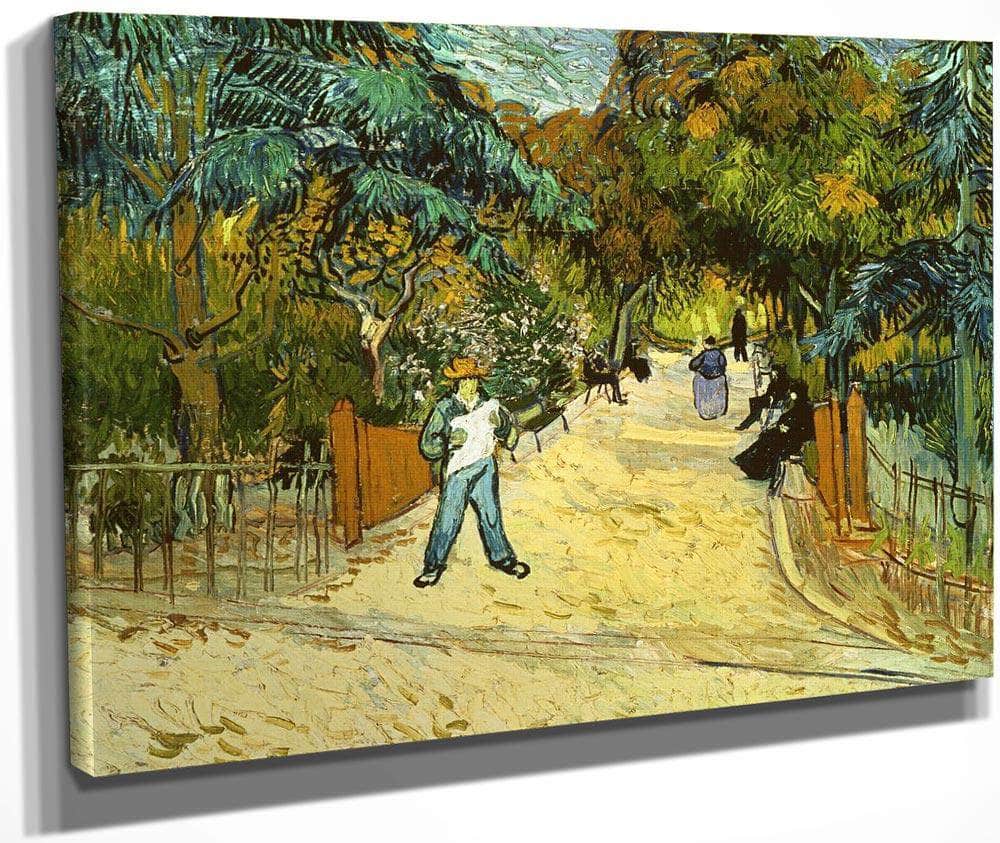 Entrance To The Public Gardens In Arles By Vincent Van Gogh