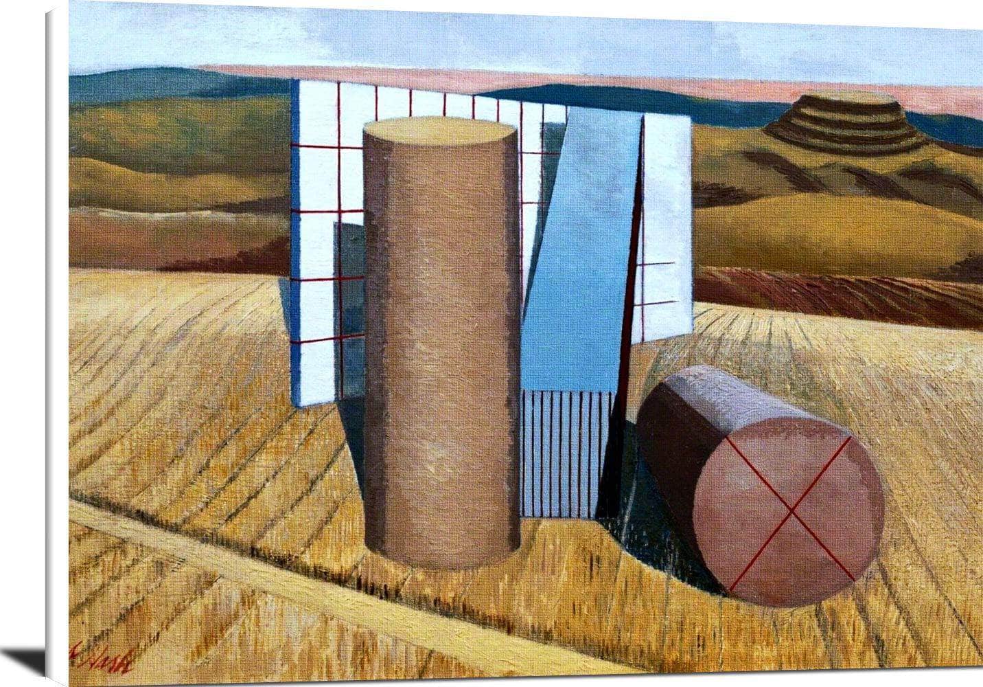 Equivalents For The Megaliths Painting Paul Nash Canvas Art