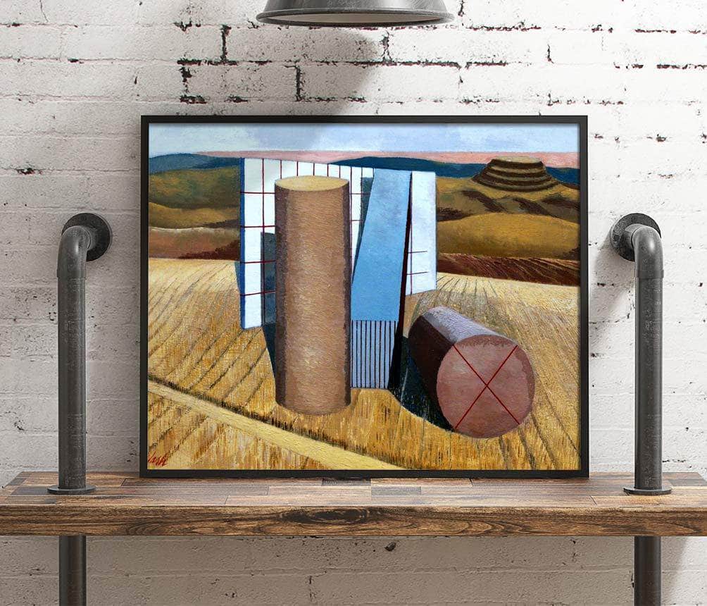 Equivalents For The Megaliths Painting Paul Nash Canvas Art - Image 4