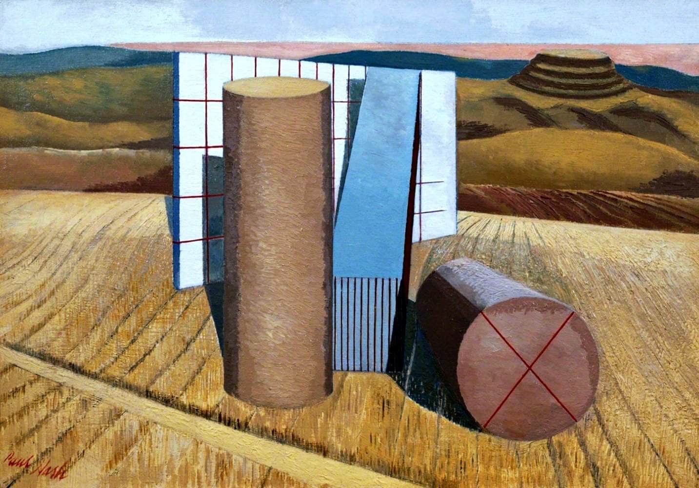 Equivalents For The Megaliths Painting Paul Nash Canvas Art - Image 5