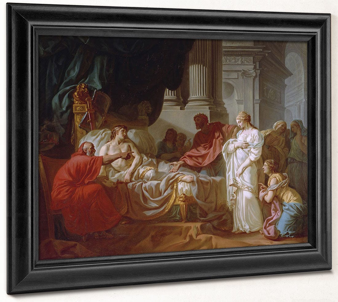 Erasistratus Discovers The Cause Of Antiochus's Disease By Jacques Louis David - Image 6