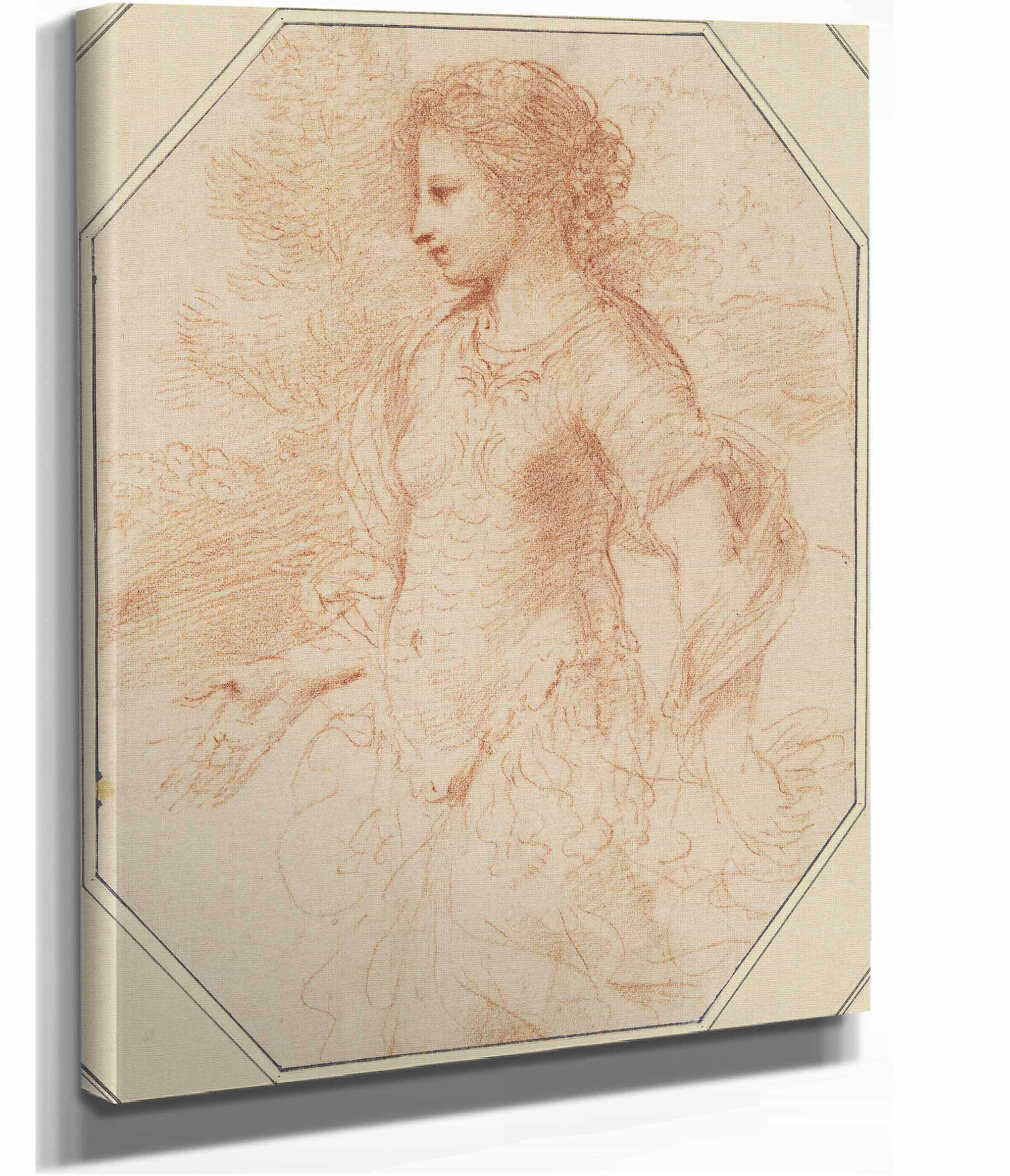 Erminia by Guercino - Image 2