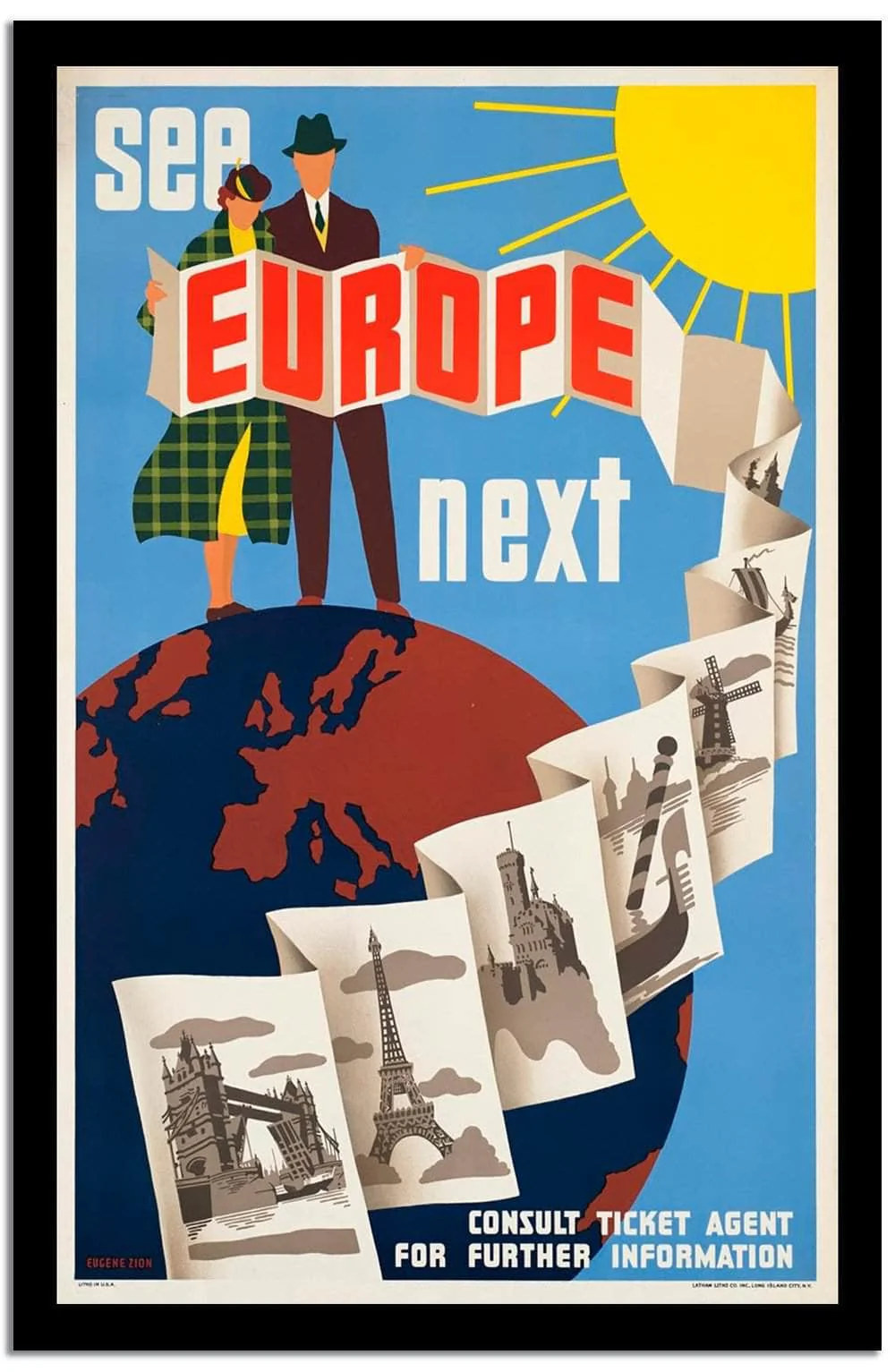 Erope Vintage Poster - Image 2