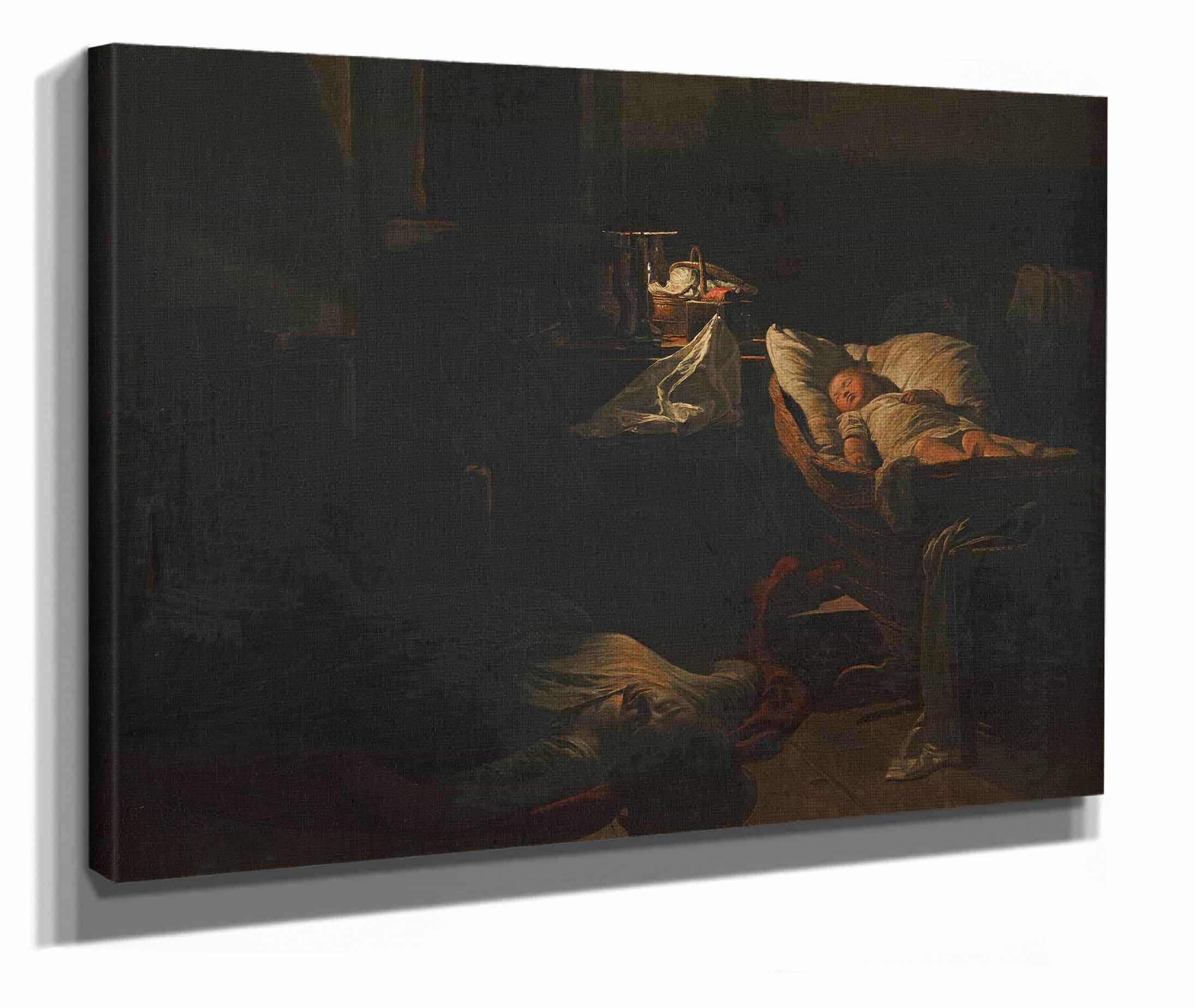 Erschopfte Kraft by Ferdinand Georg Waldmuller